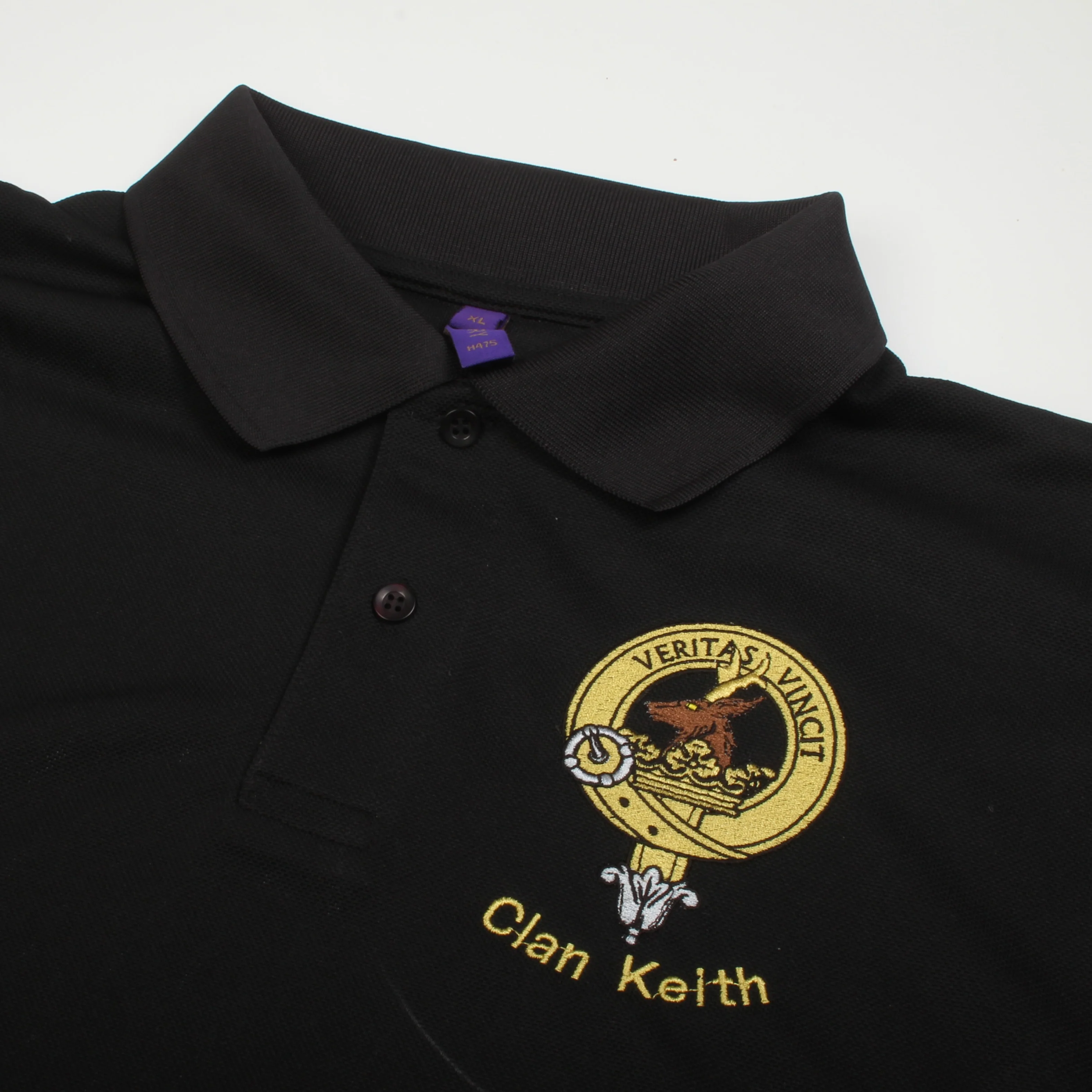 Keith Clan Crest Embroidered Polo