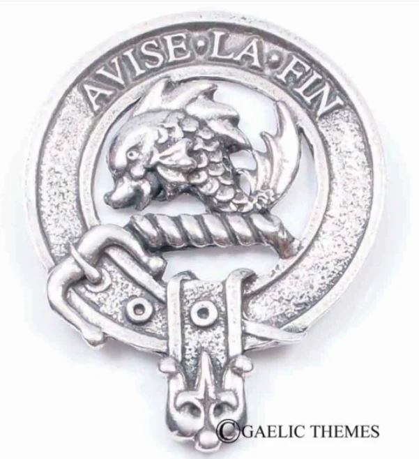 Kennedy Clan Crest Badge in Pewter