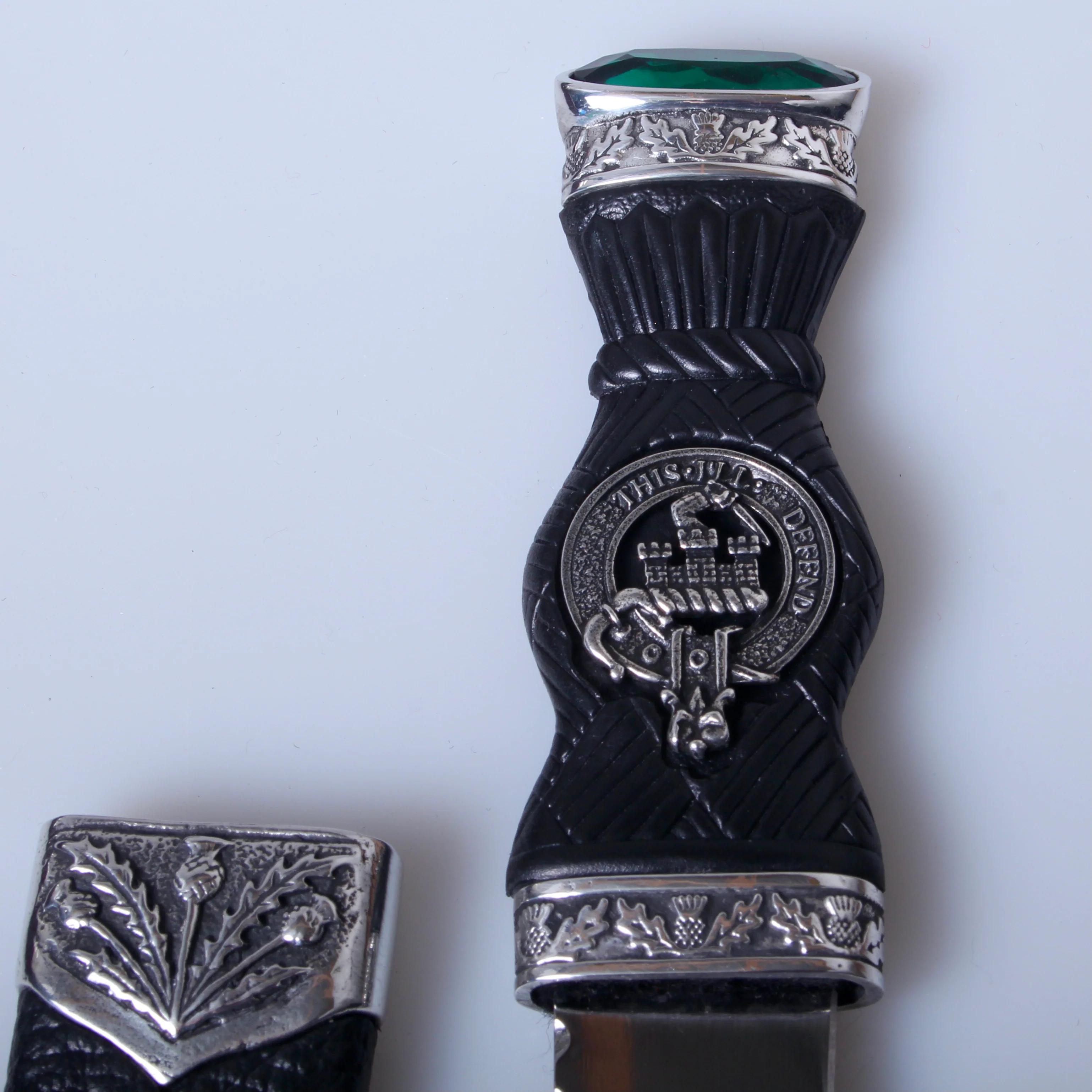 Kincaid Clan Crest Sgian Dubh - Stone Top - Image 2