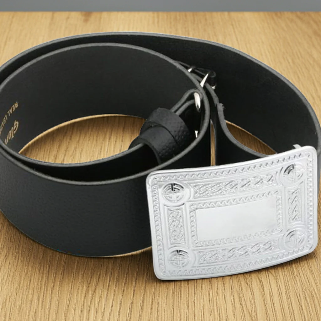 Kilt Belt & Buckle Set **Saver**Most sizes in stock and ready to go ** - Image 3