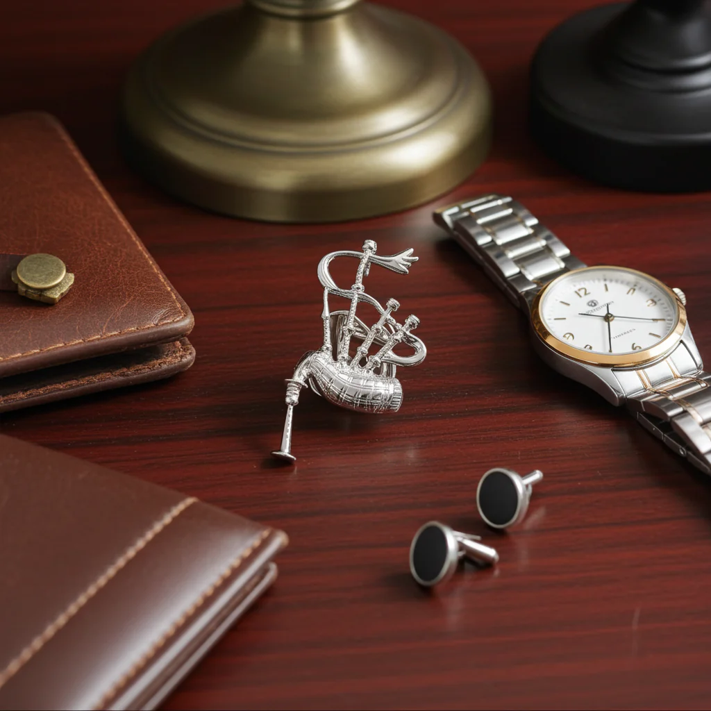 Kilt Pin - Bagpipes - Image 3