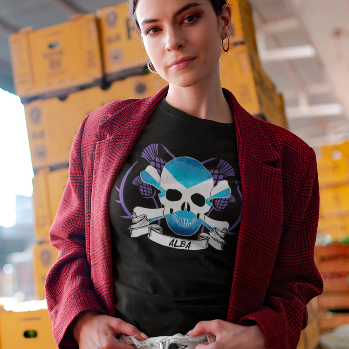 Ladies Alba Skull