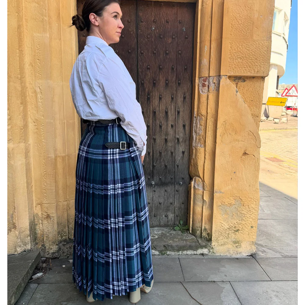 Ladies Floor Length Hand Stitched Kilt - mediumweight - Image 2
