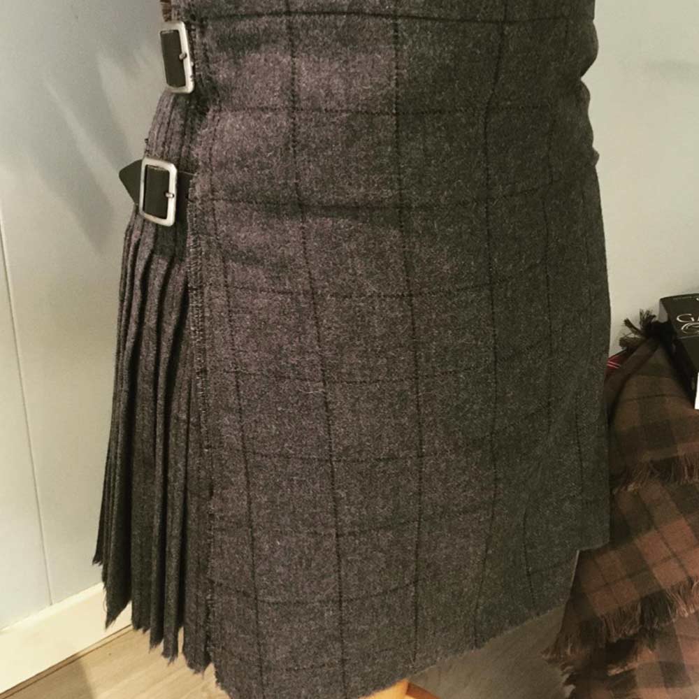 Ladies Hand Stitched Tweed Kilt - Image 8