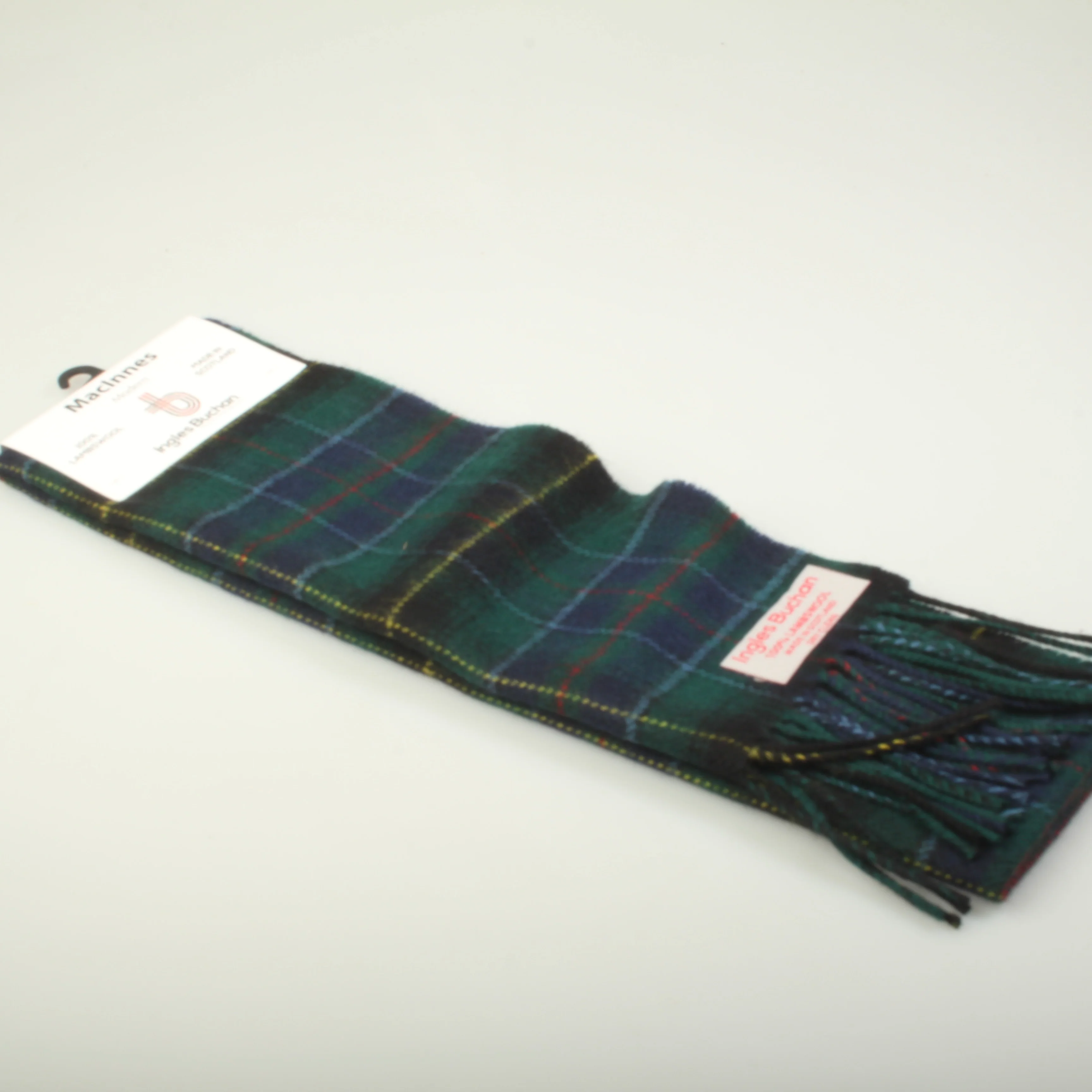 Lambswool Scarf in MacInnes Modern Tartan - Image 4