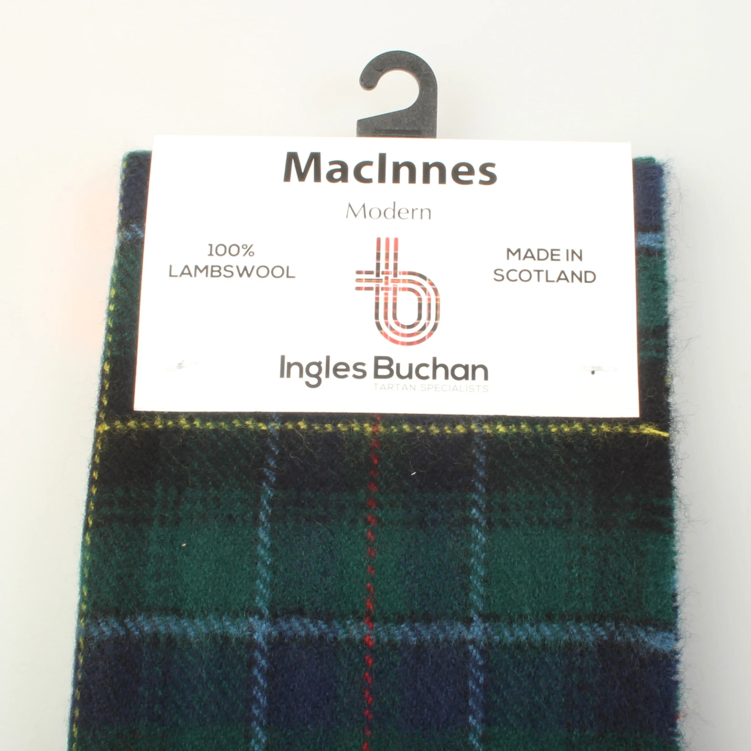 Lambswool Scarf in MacInnes Modern Tartan - Image 6