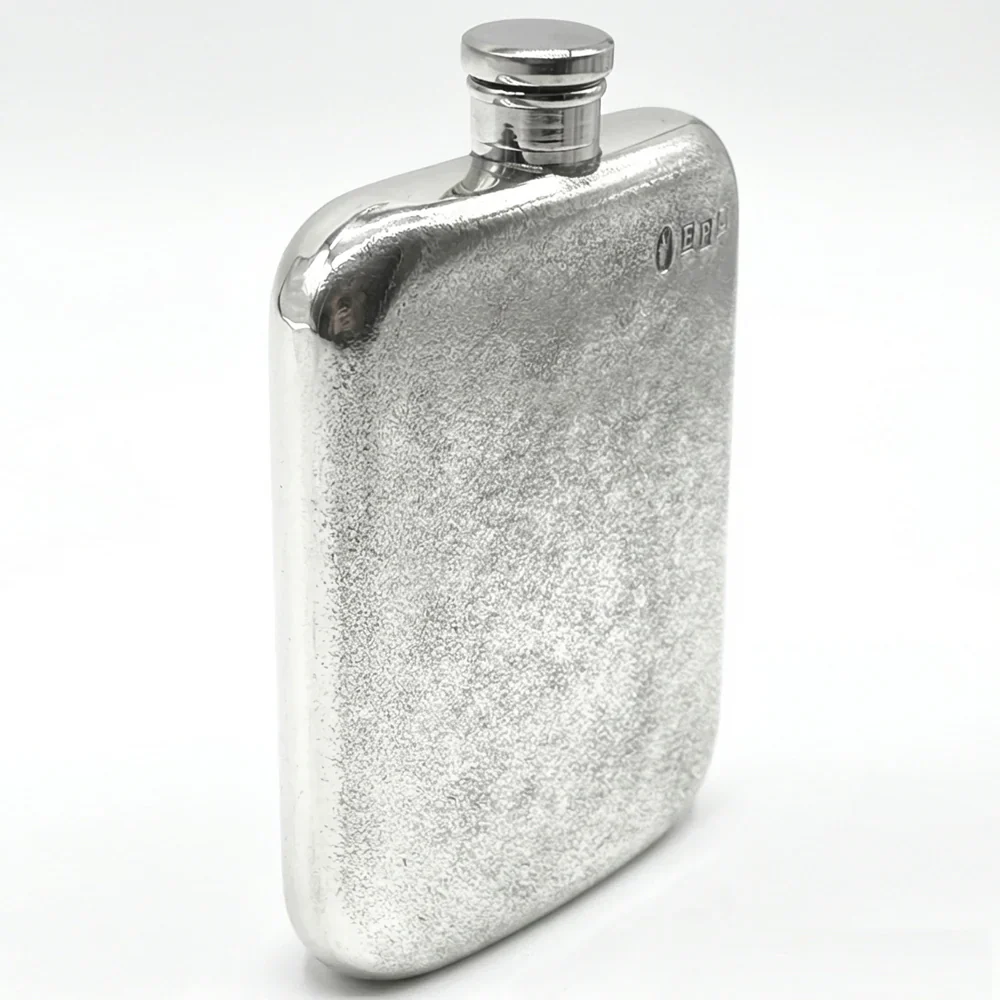 Legacy Pewter 6oz Hip Flask - Image 3