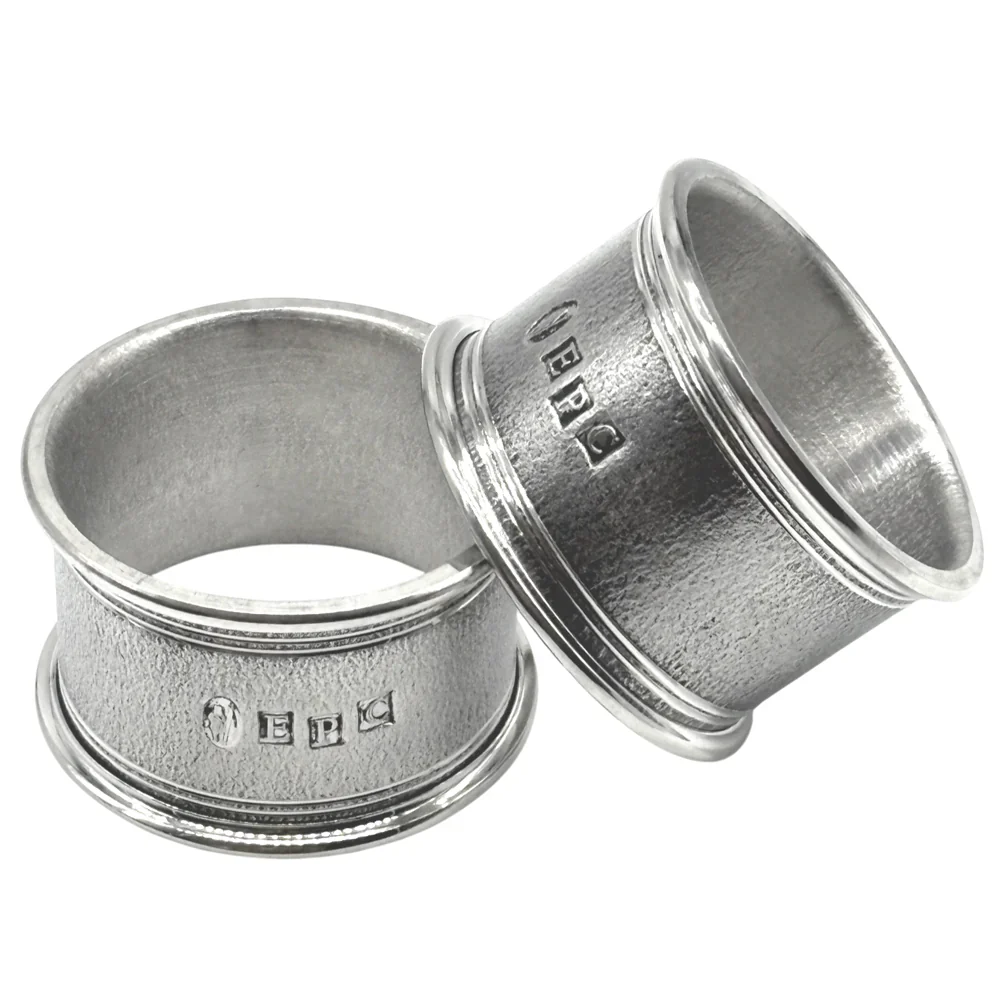 Legacy Pewter Napkin Rings Set of 2 - Image 2