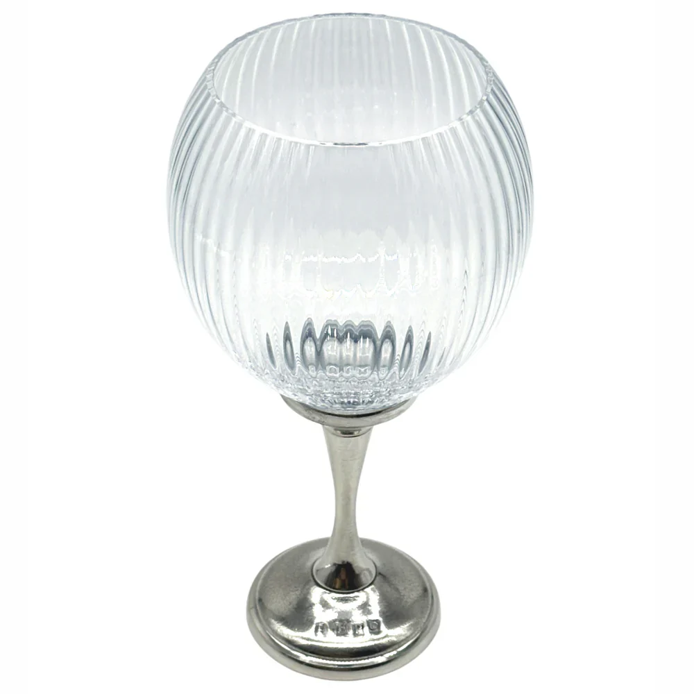 Legacy Pewter Ribbed Gin Glass - Image 2