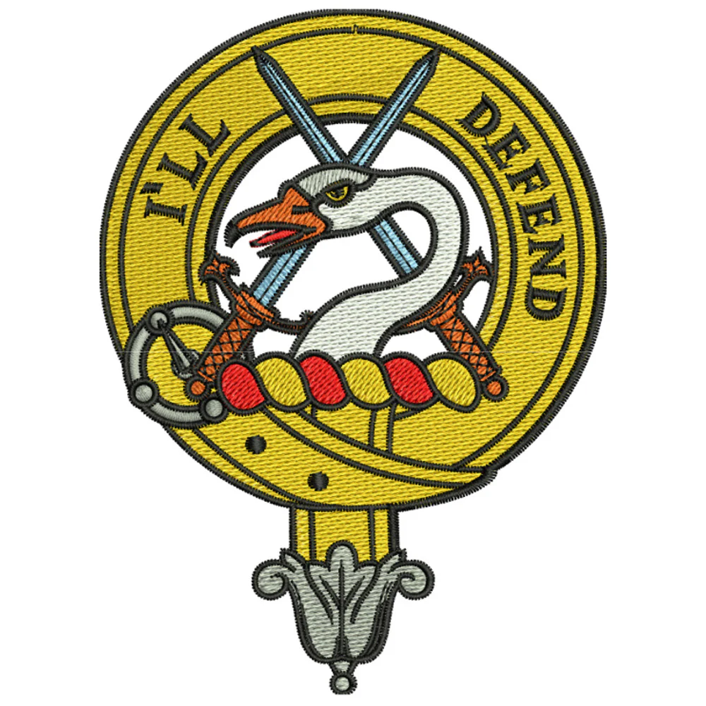 Lennox Clan Crest Embroidered Polo - Image 2