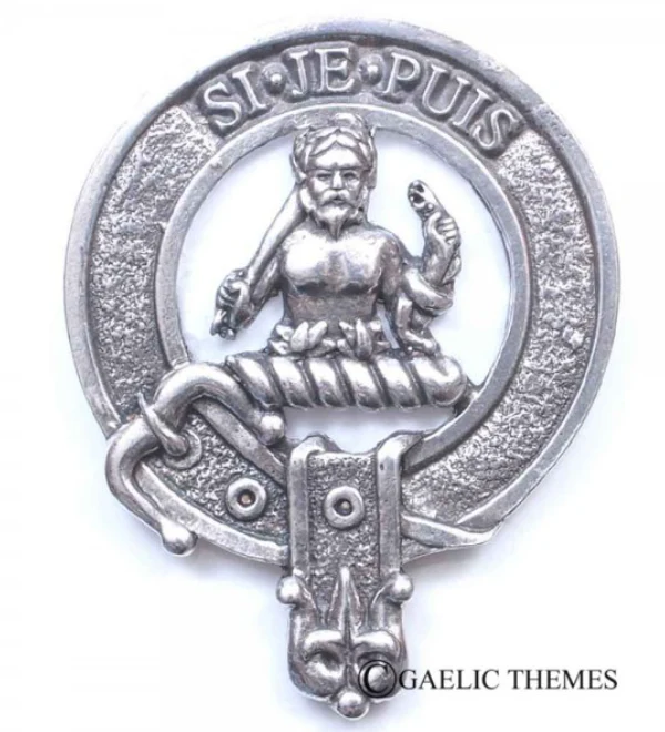 Livingstone Clan Crest Badge in Pewter