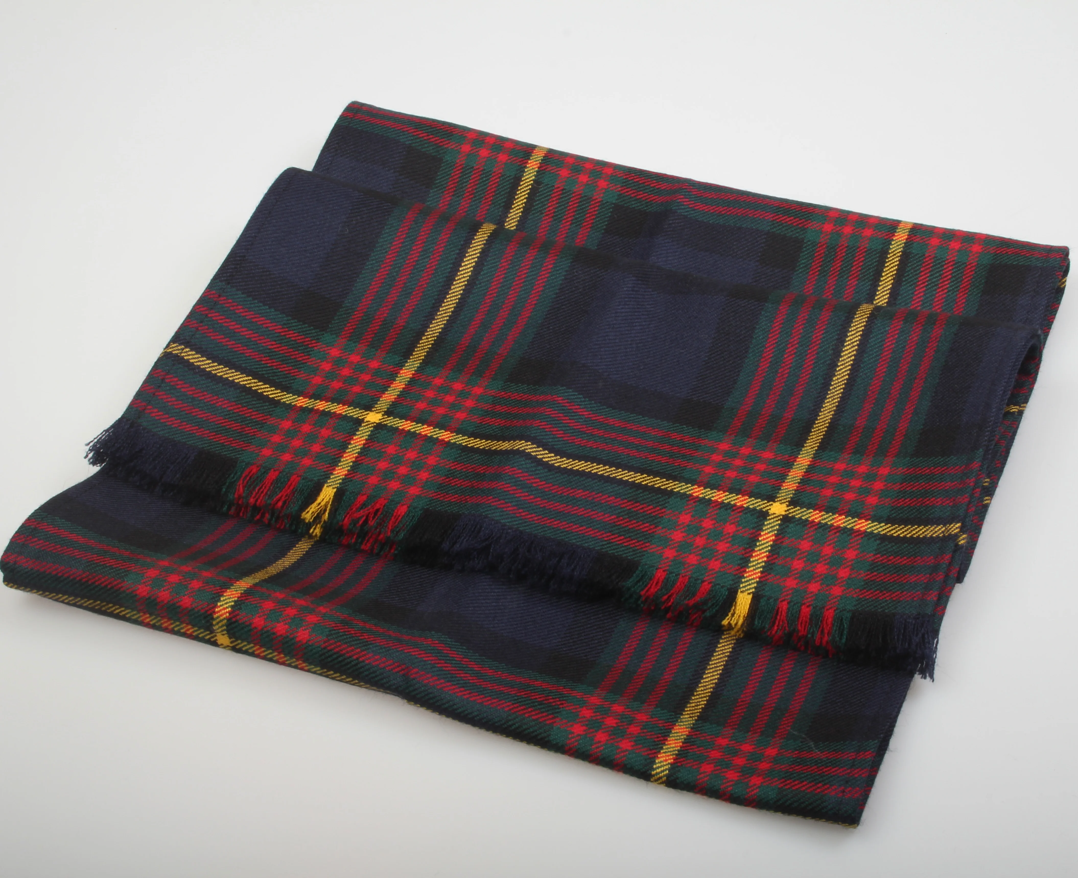 Luxury Lightweight Scarf in Muir / More Modern Tartan - Image 2