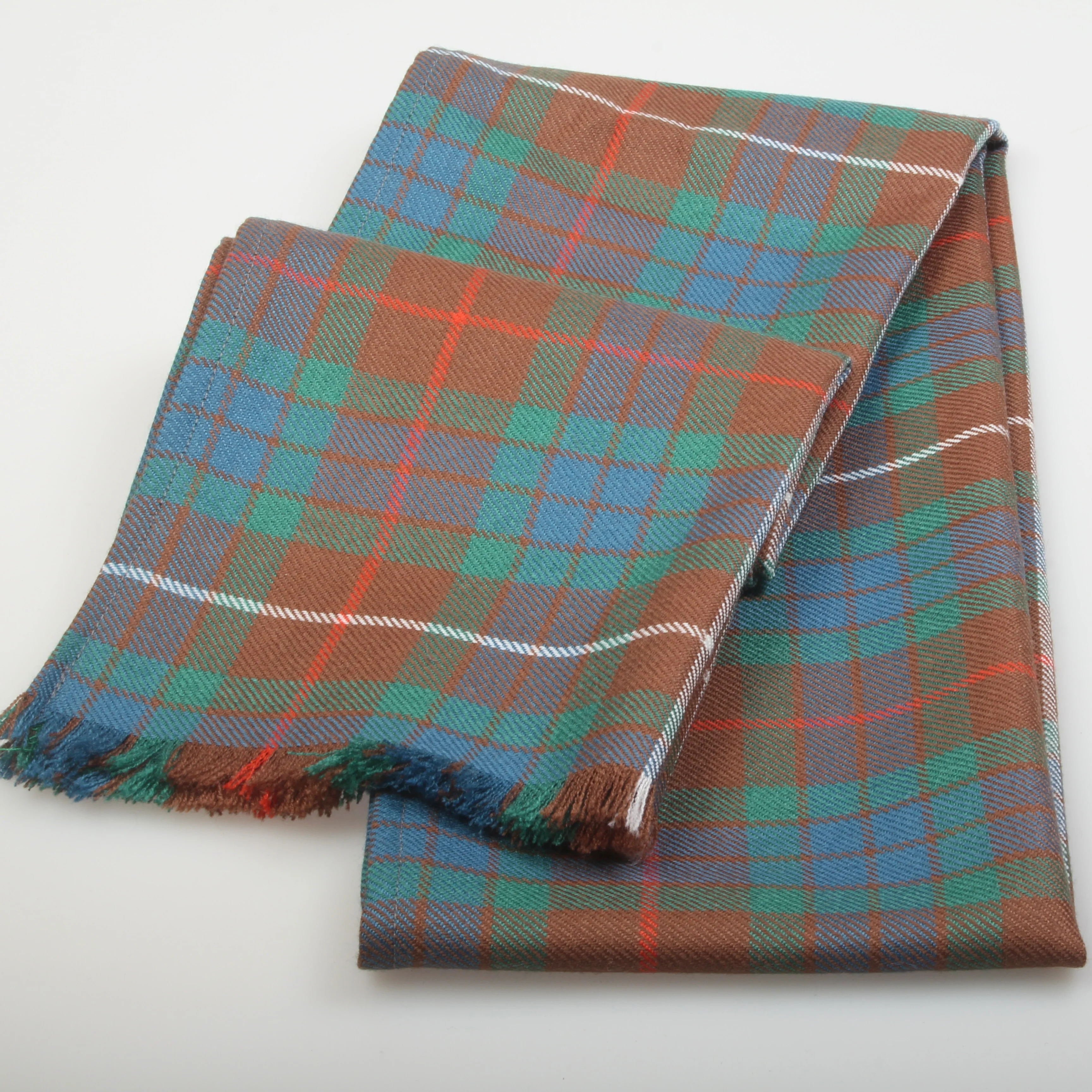 Luxury Lightweight Scarf in Fraser Hunting Ancient Tartan