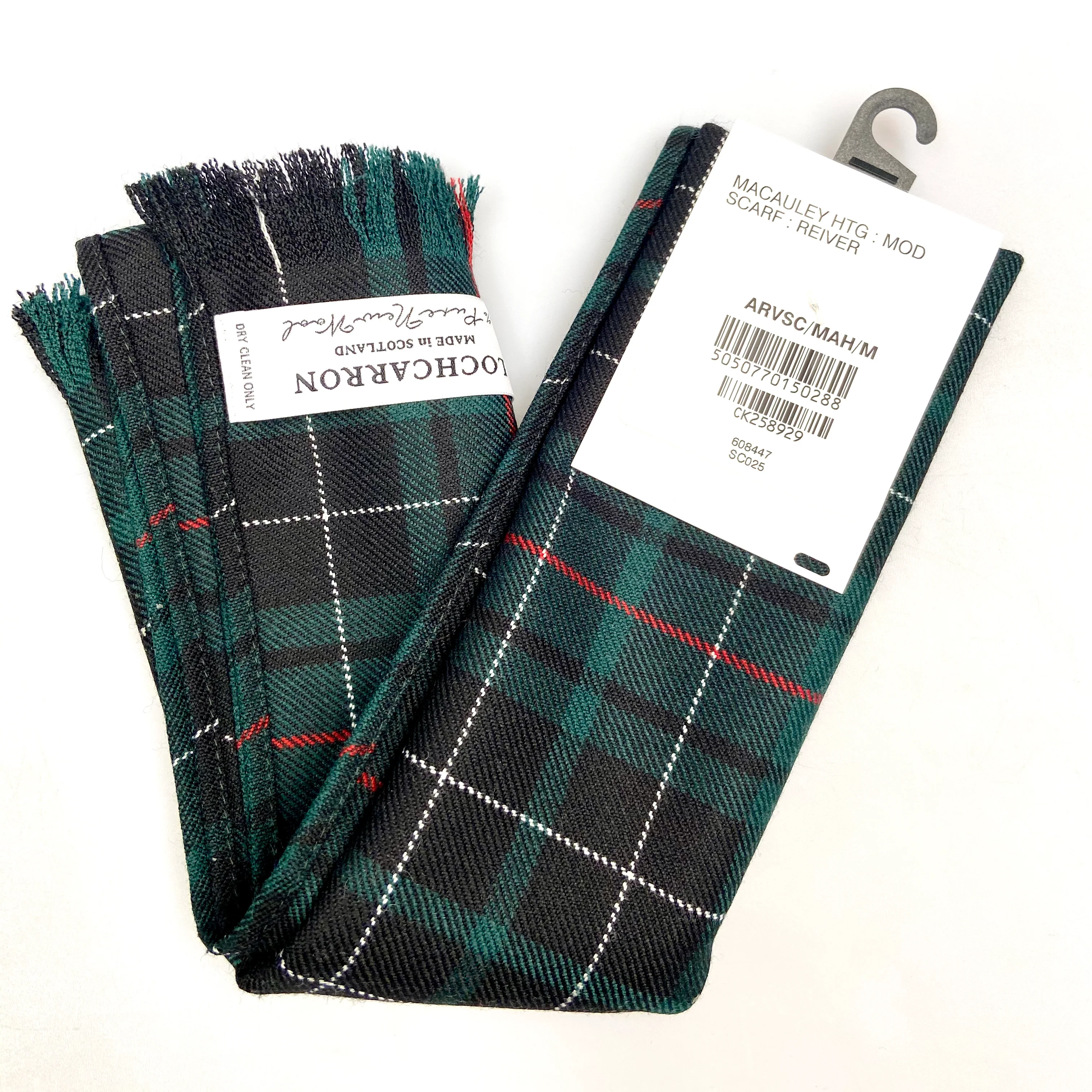 Luxury Lightweight Scarf in Macaulay Hunting Modern Tartan - Image 2