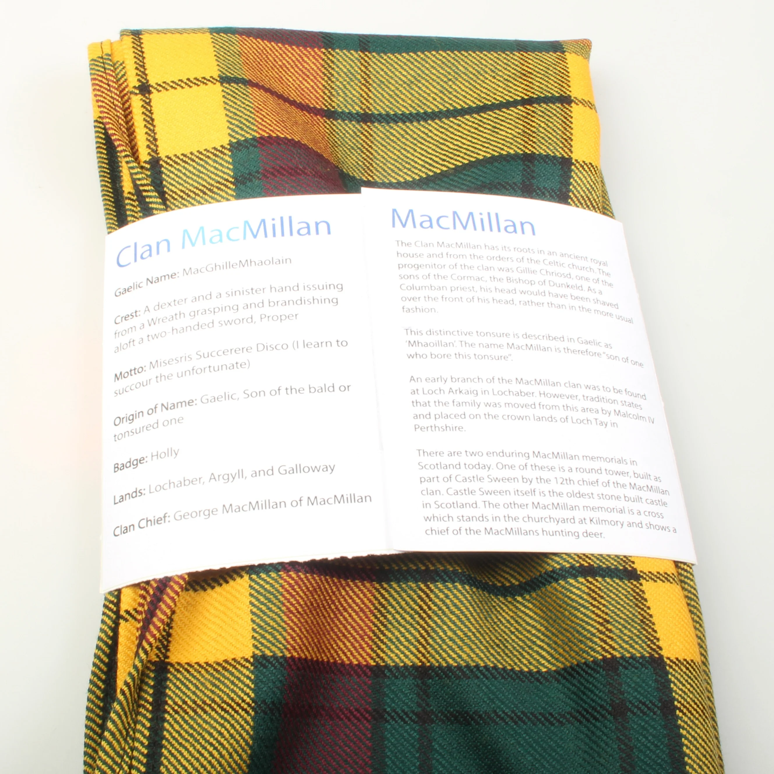 Luxury Lightweight Scarf in MacMillan Old Modern - Image 2