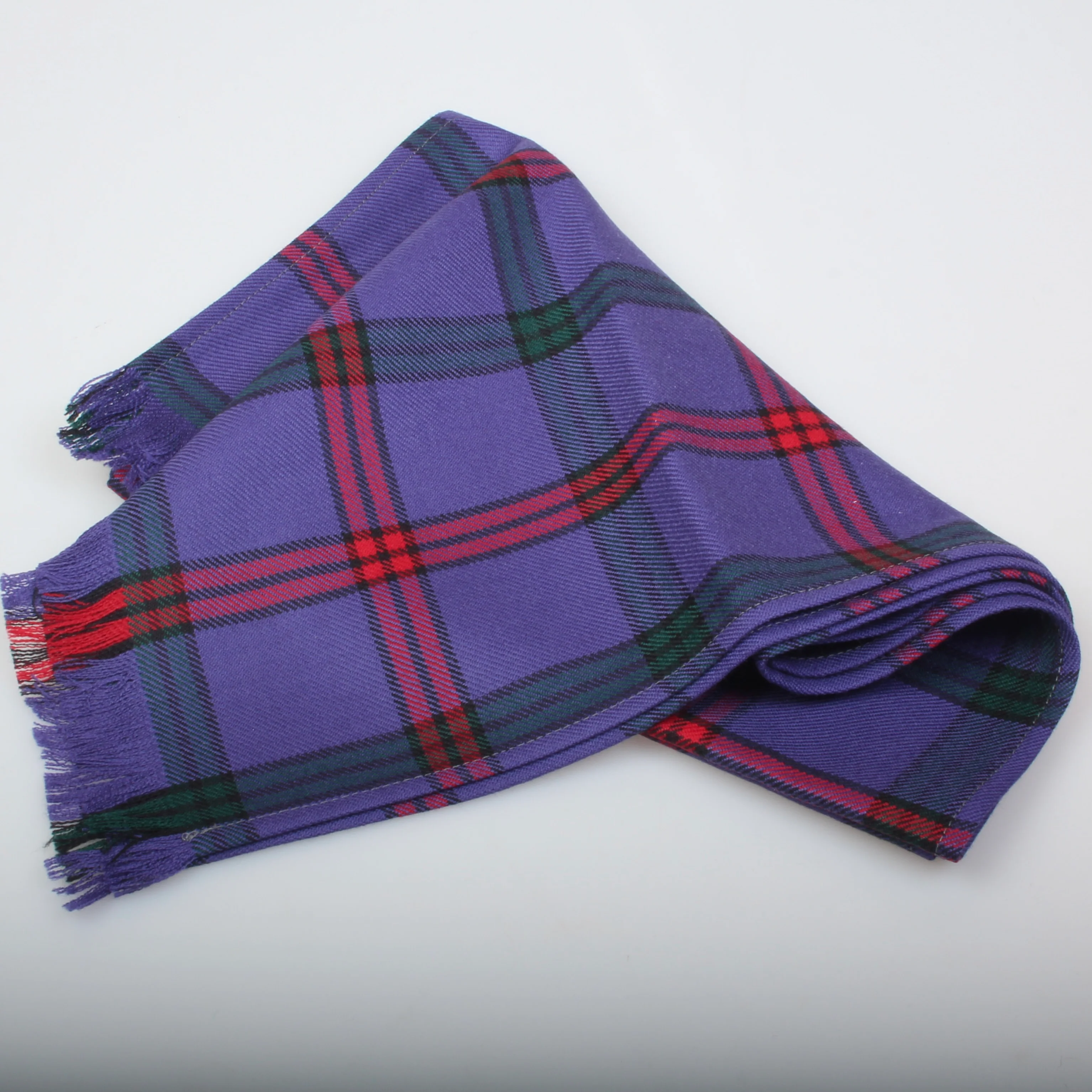 Luxury Lightweight Scarf in Montgomery Modern Tartan - Image 2