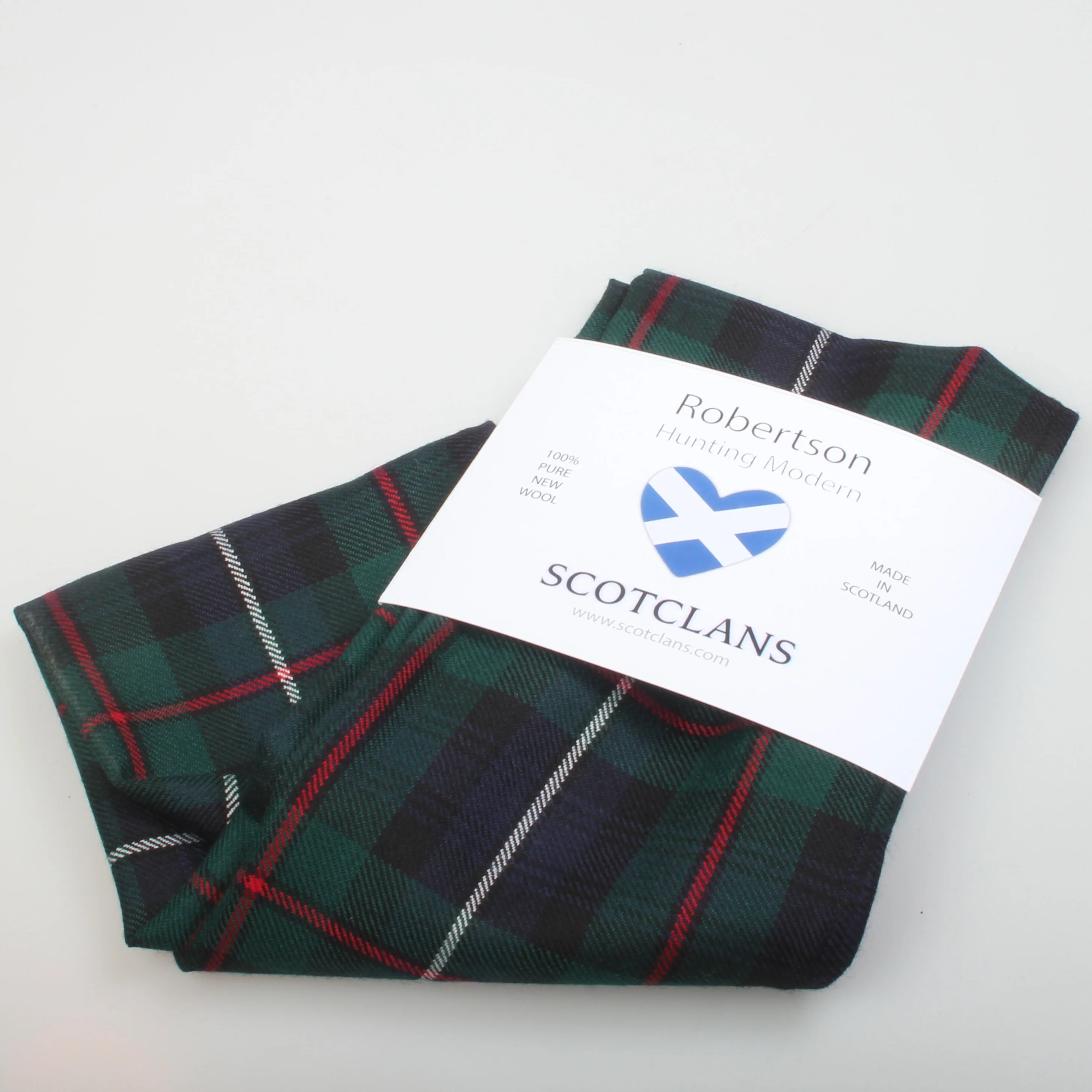 Luxury Lightweight Scarf in Robertson Hunting Modern Tartan - Image 2