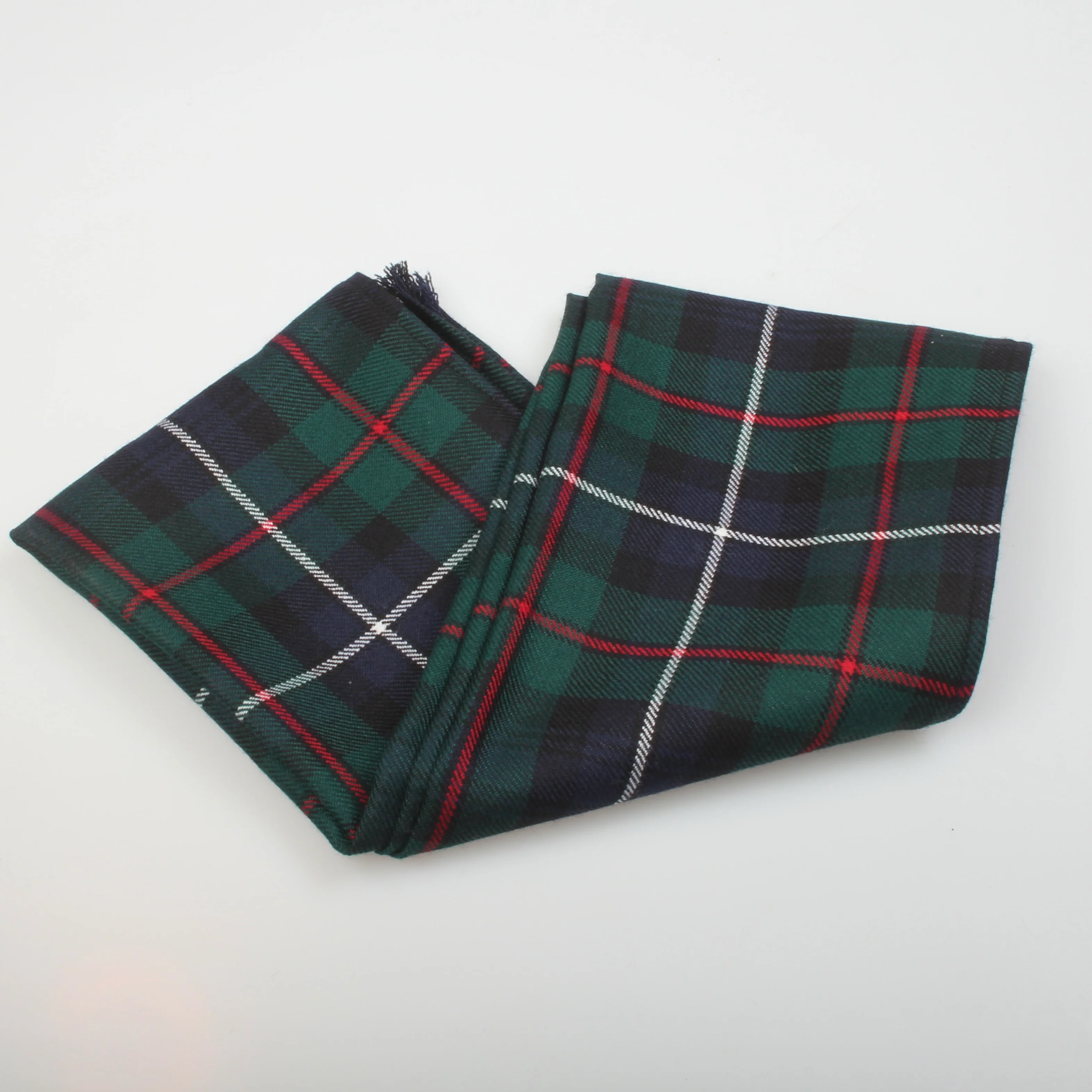 Luxury Lightweight Scarf in Robertson Hunting Modern Tartan - Image 3