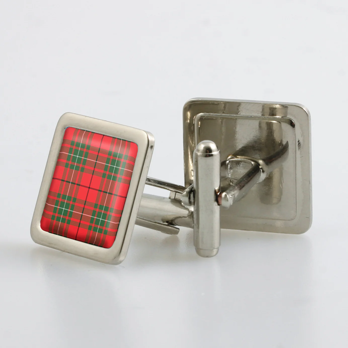 MacAulay Modern Tartan Cufflinks - Choose Your Shape