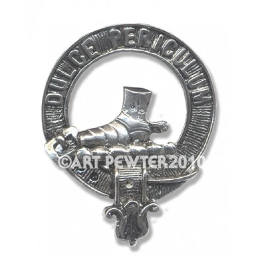 MacAulay Pewter Clan Crest Buckle For Kilt Belts - Image 2