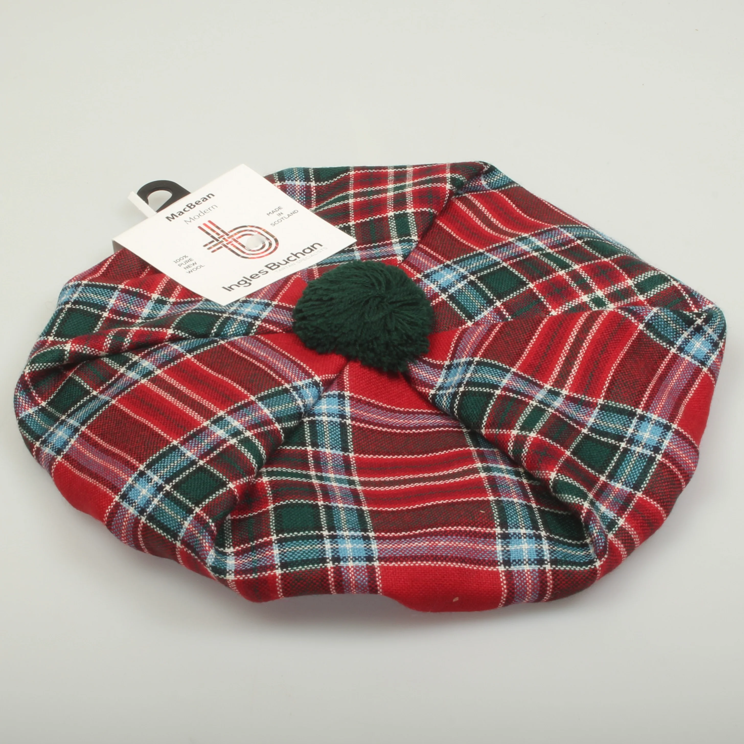 MacBean Modern Wool Tartan Tam - Image 2