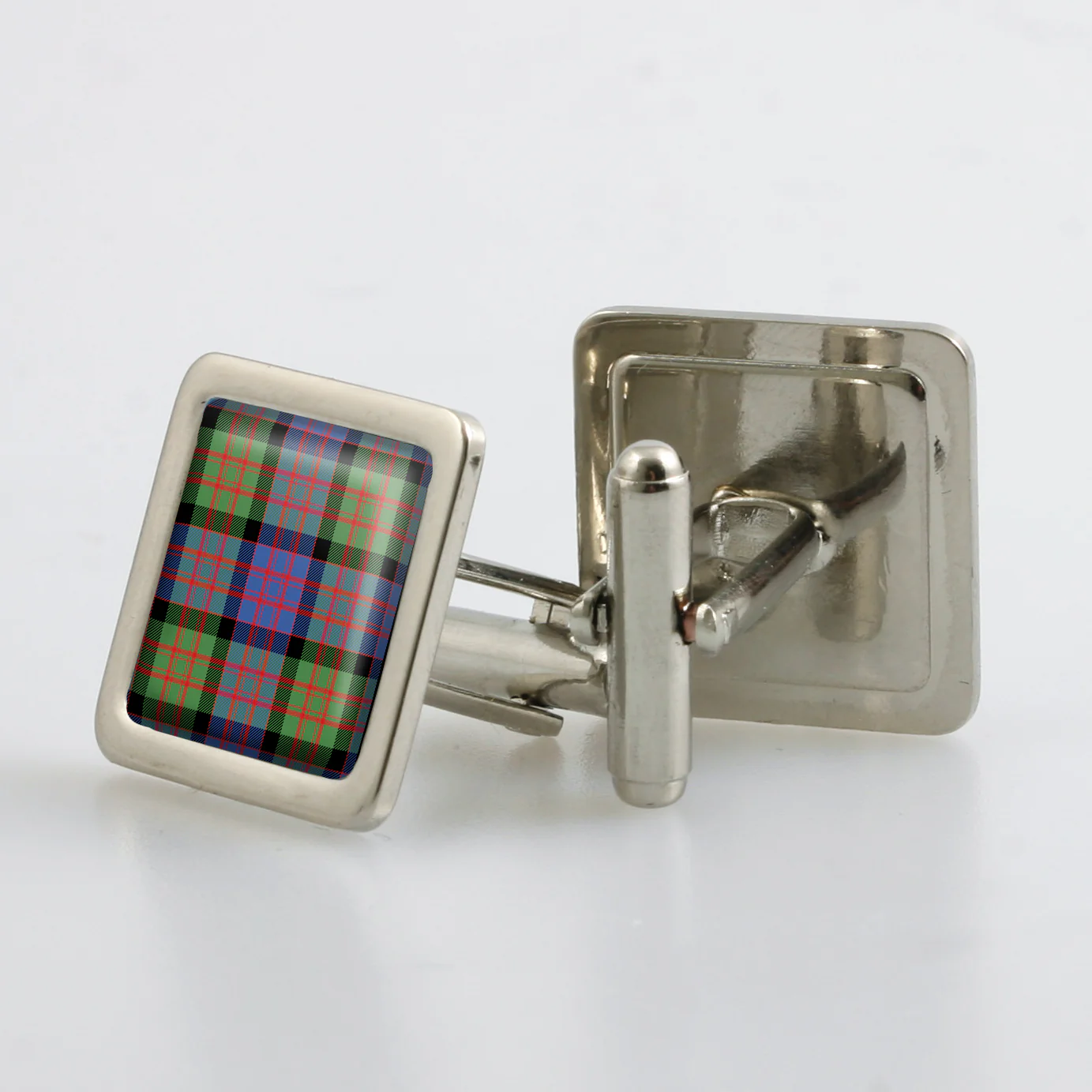 MacDonald Ancient Tartan Cufflinks - Choose Your Shape