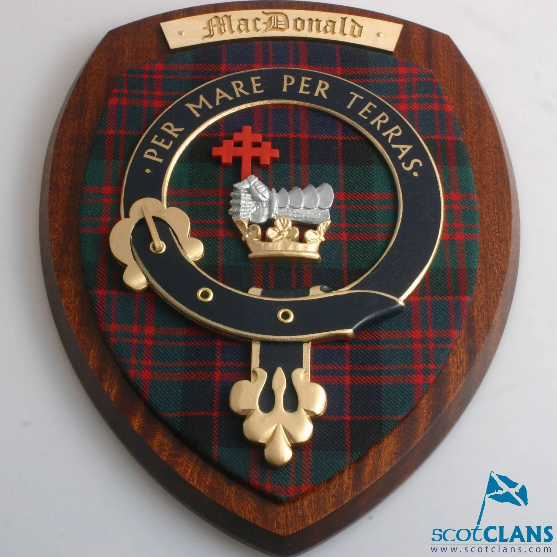 MacDonald Clan Crest Plaque - Image 3