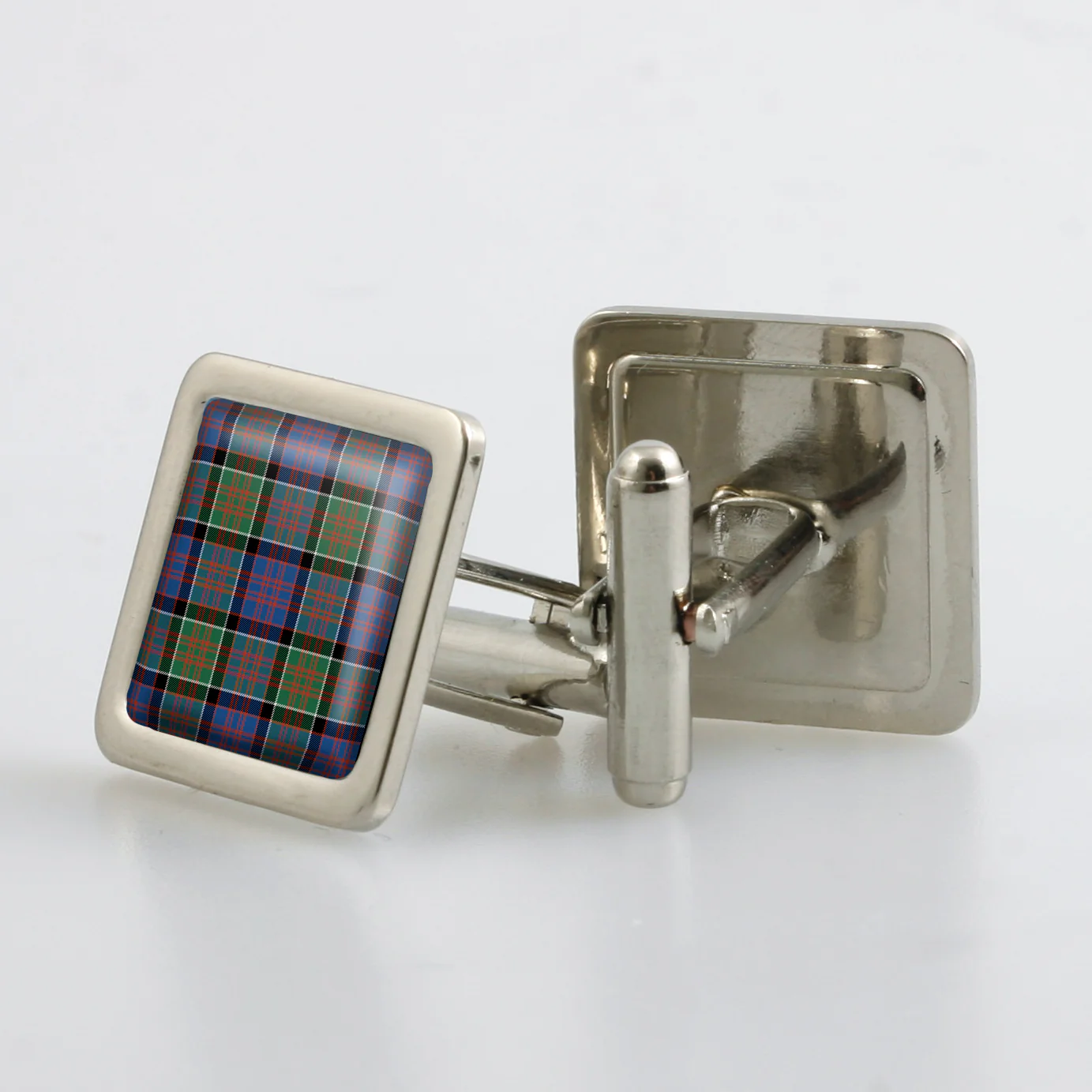 MacDonald of Clanranald Ancient Tartan Cufflinks - Choose Your Shape