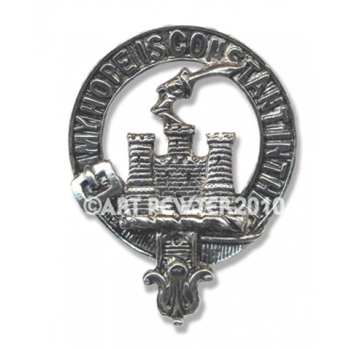 MacDonald of Clanranald  Pewter Clan Crest Buckle For Kilt Belts - Image 2