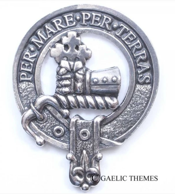MacDonald of Sleat Clan Crest Cap Badge - Image 2