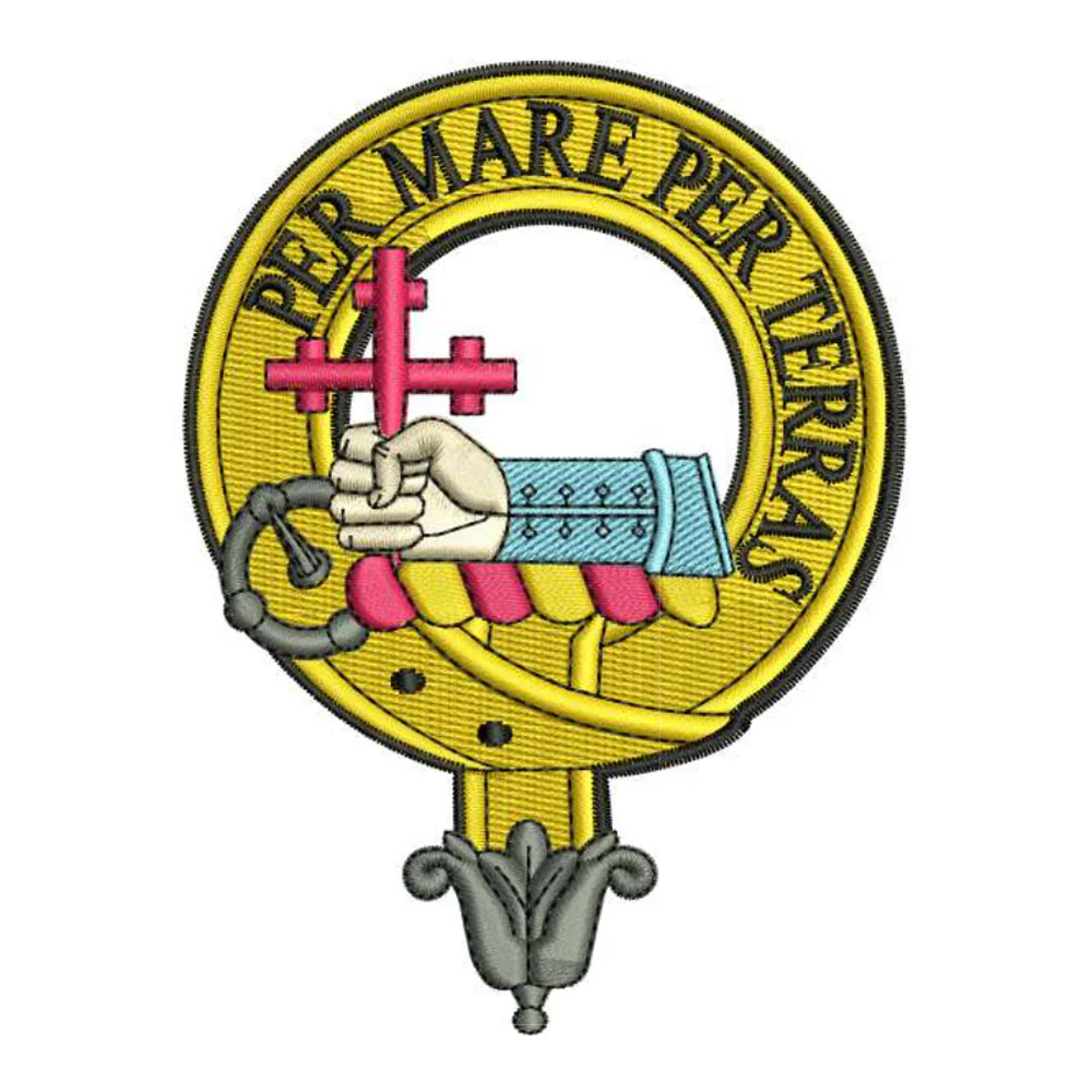 MacDonald of Sleat Clan Crest Embroidered Polo - Image 2