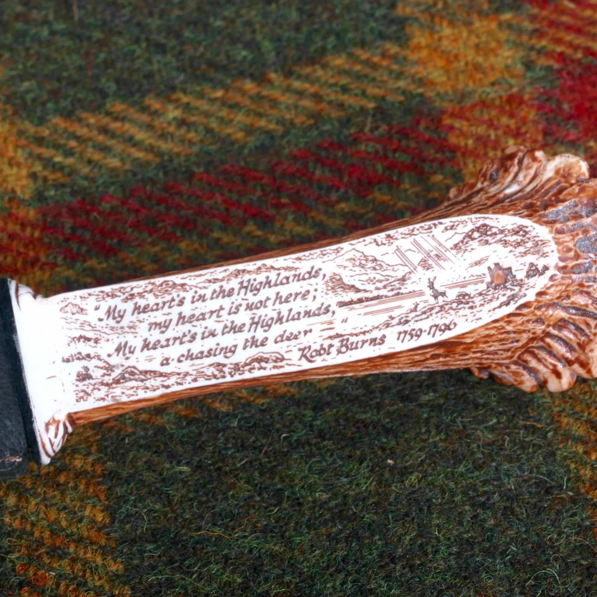 MacDonald of the Isles Clan Crest Stag Horn Sgian Dubh - Image 2