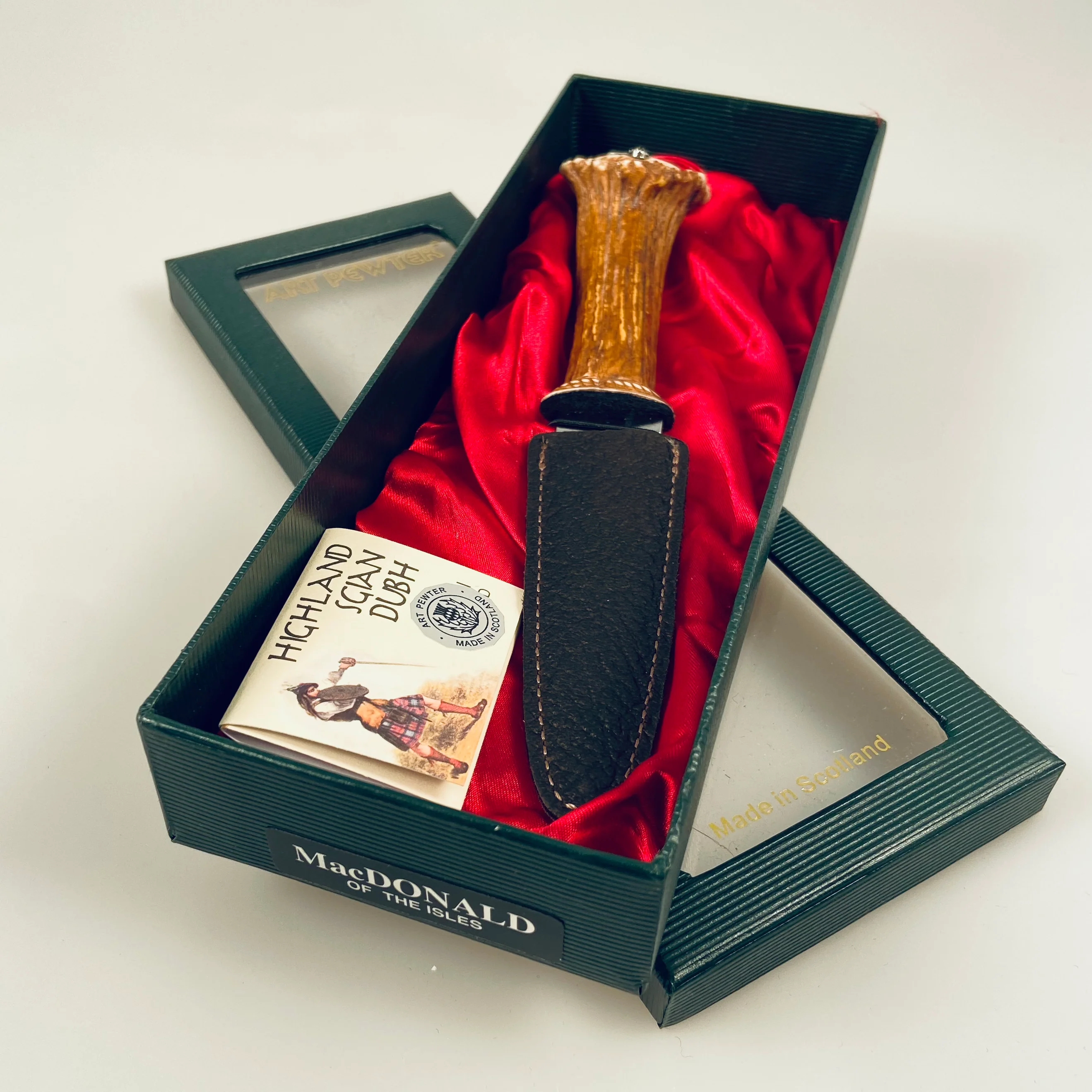 MacDonald of the Isles Clan Crest Stag Horn Sgian Dubh - Image 3