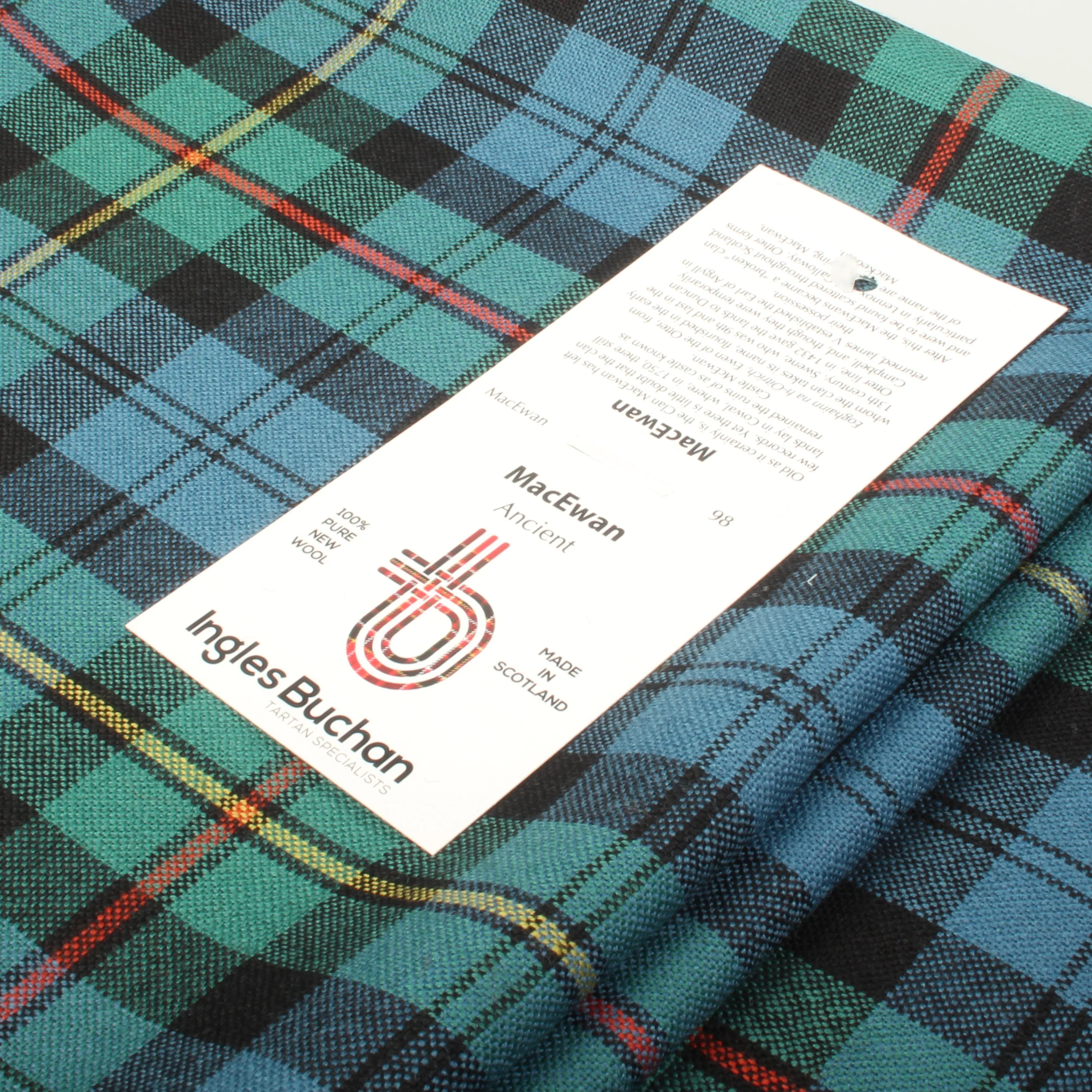 MacEwan Ancient Tartan Shawl - Image 3