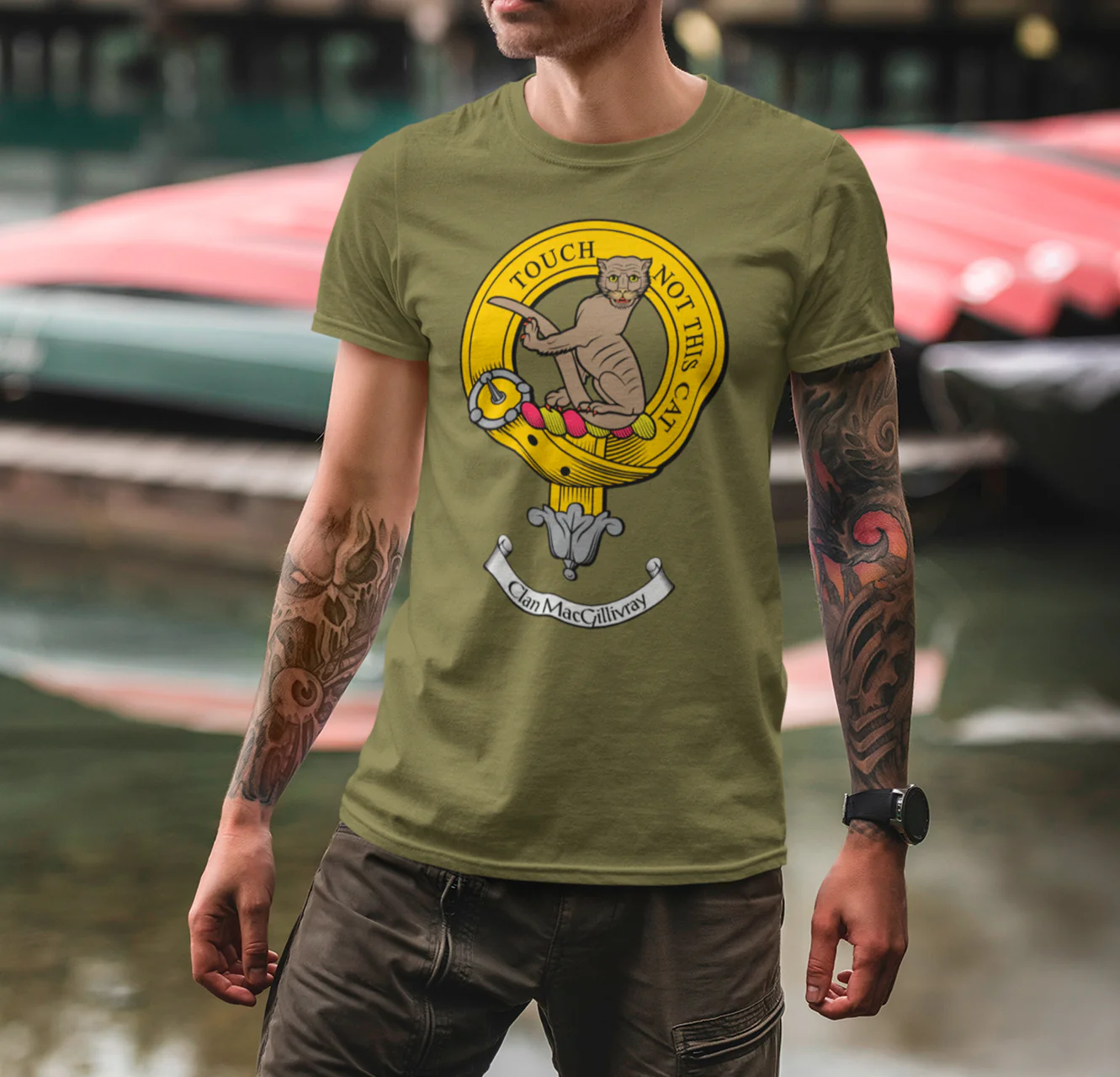 MacGillivray Clan Crest Men's T-Shirt - Comfortable Heritage Apparel with Unique Design