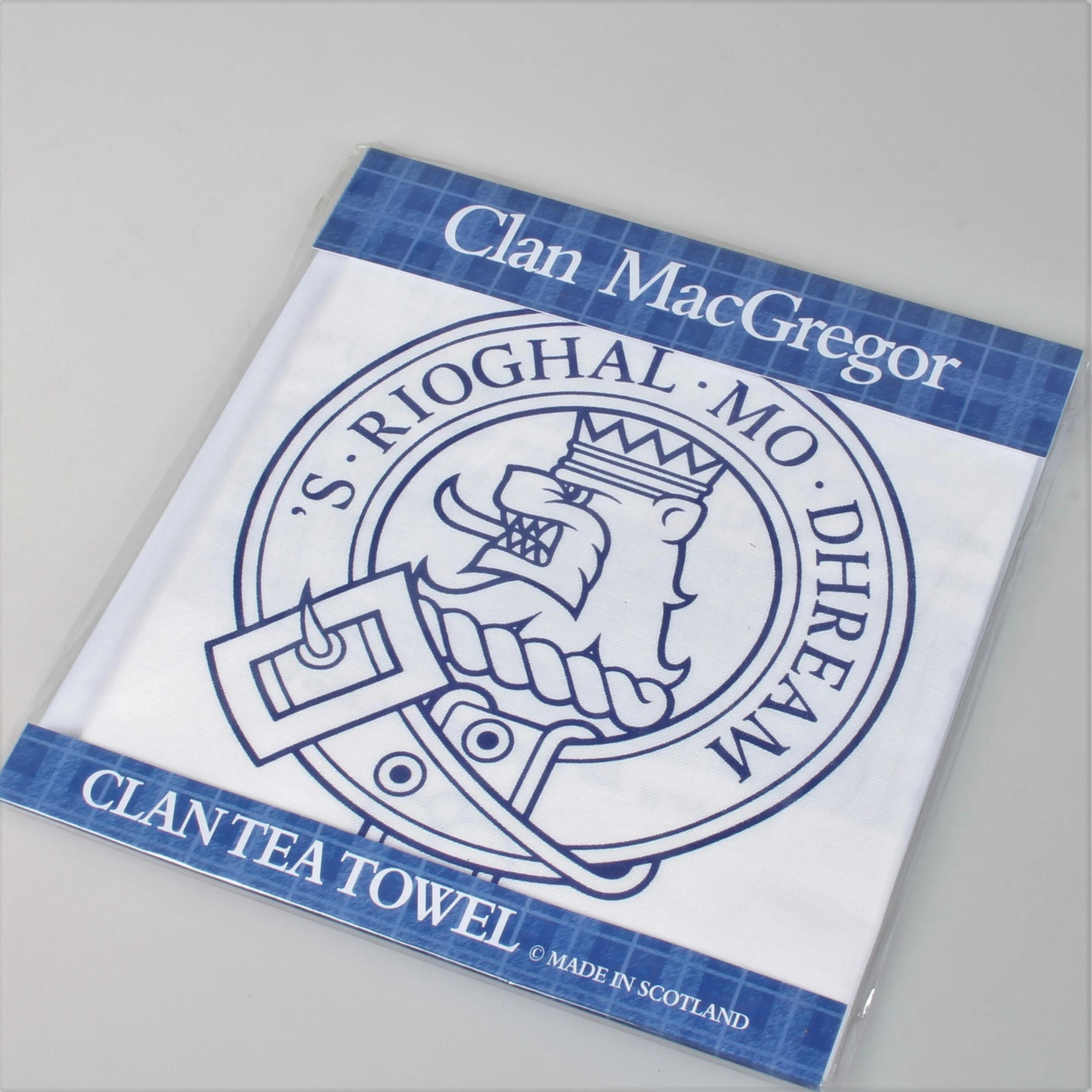 MacGregor Clan Crest Tea Towel (To Clear)