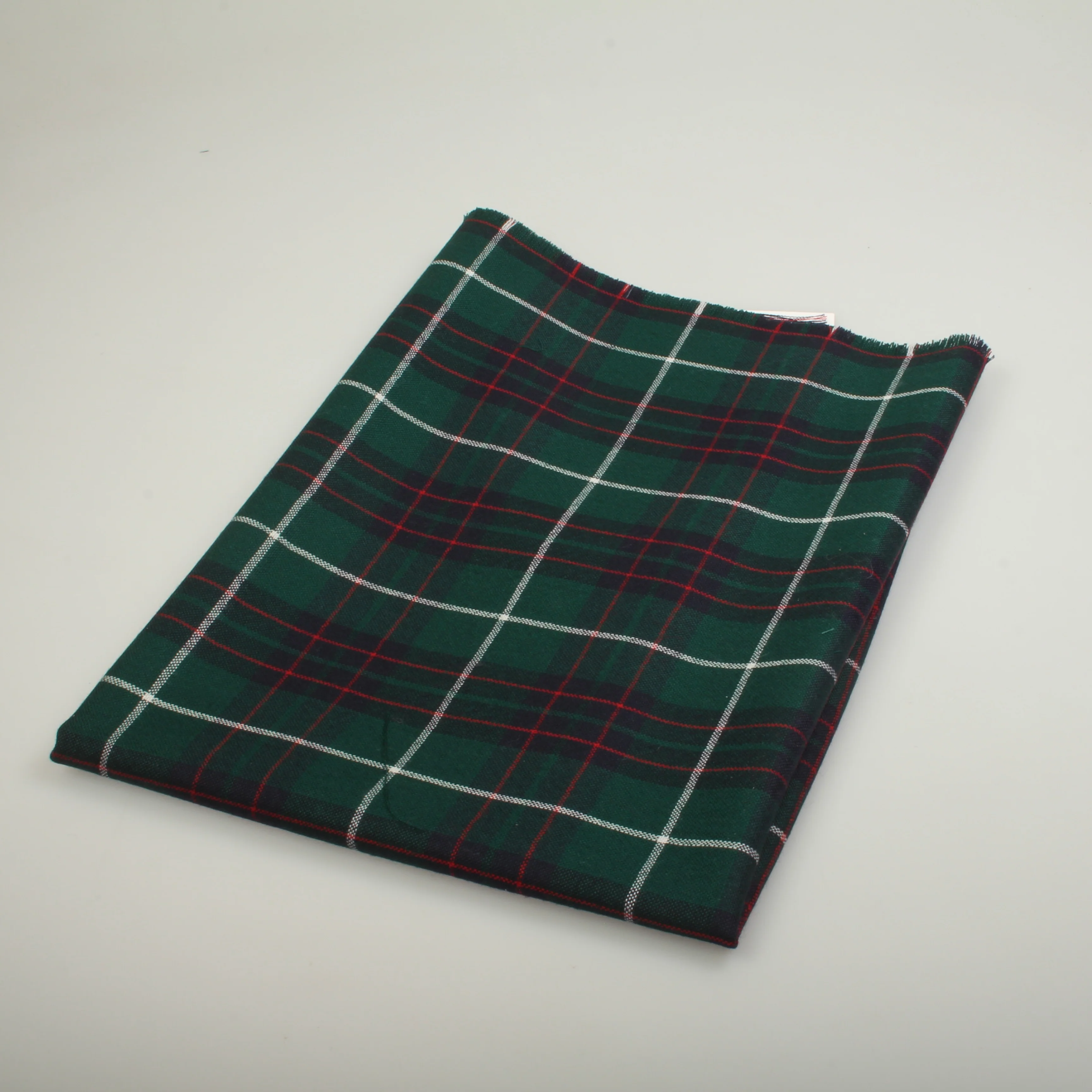 MacIntyre Hunting Modern Wool Tartan Shawl - Image 3