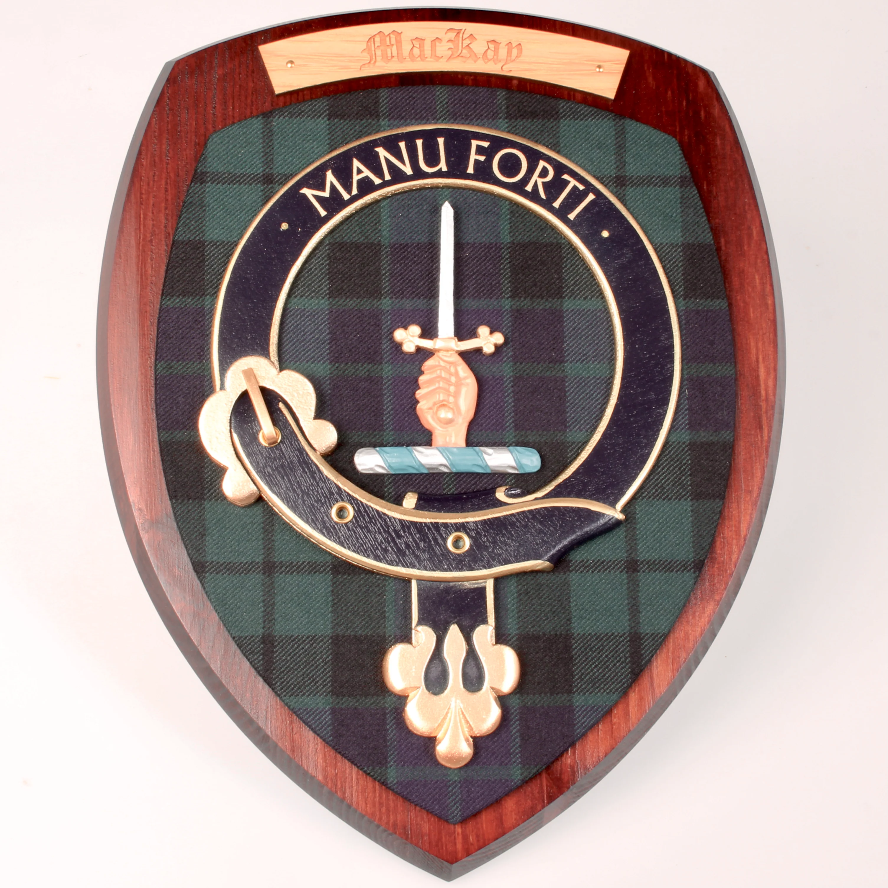 MacKay Clan Crest Wall Plaque.