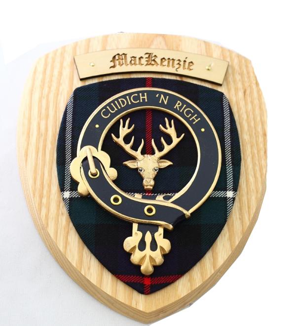 MacKenzie of seaforth Clan Crest Plaque