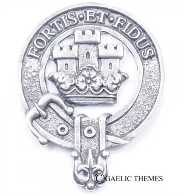 MacLachlan Clan Crest Badge in Pewter