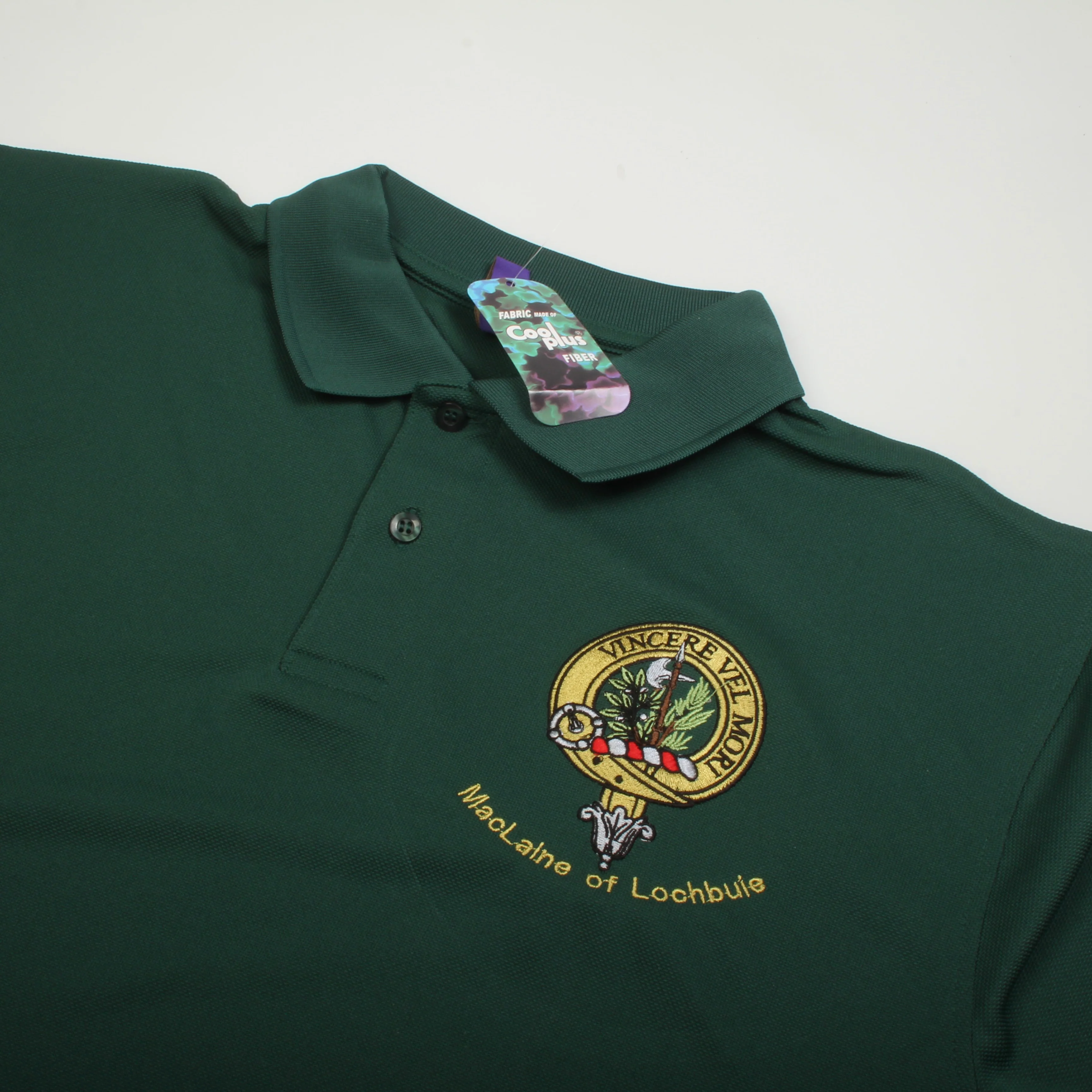MacLaine Clan Crest Embroidered Polo