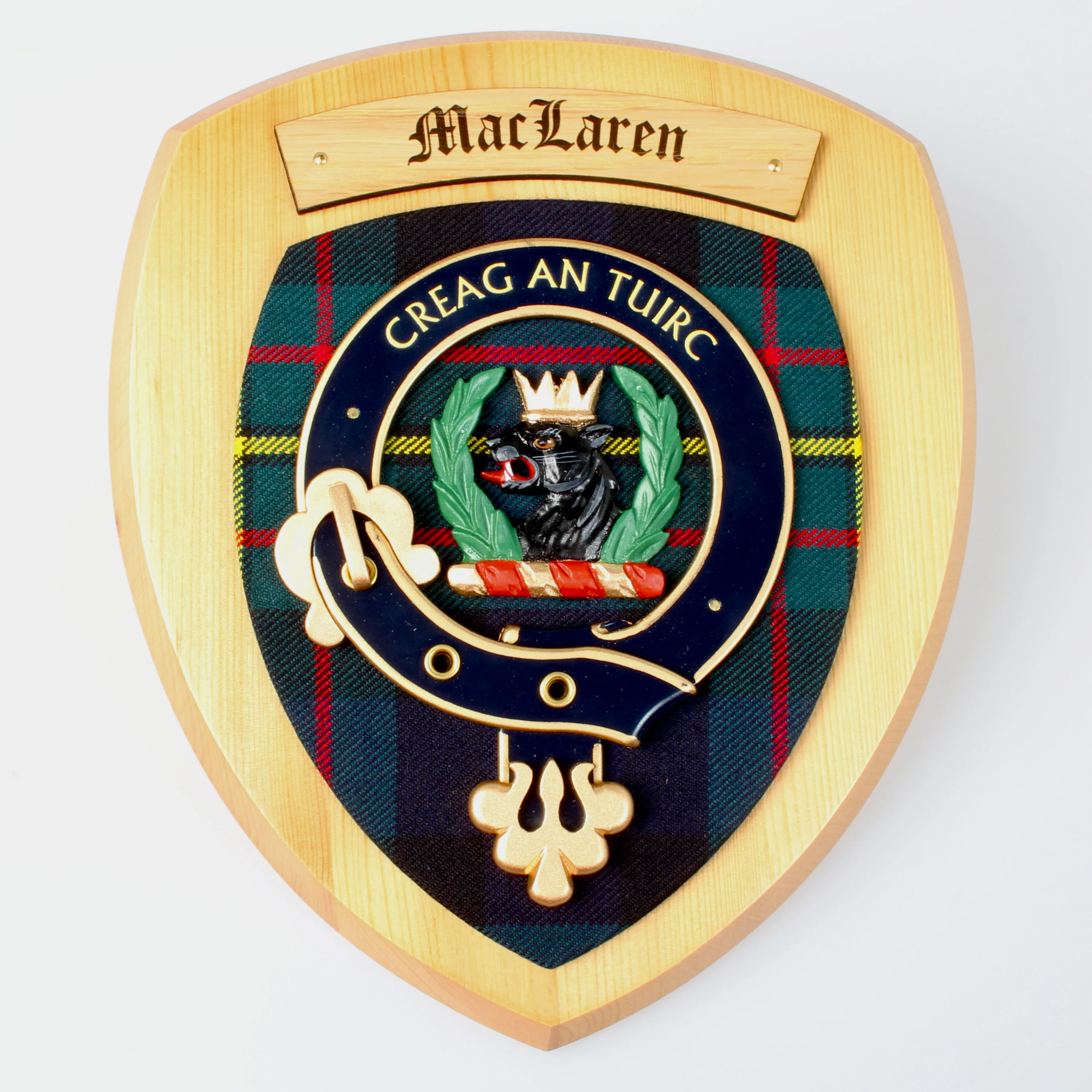 MacLaren Clan Crest Plaque - Image 2
