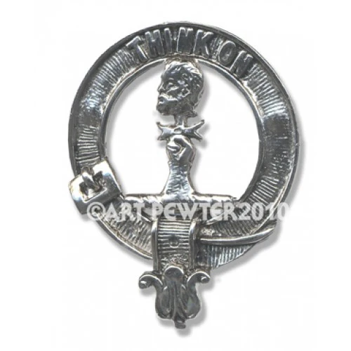 MacLellan Pewter Clan Crest Buckle For Kilt Belts - Image 3
