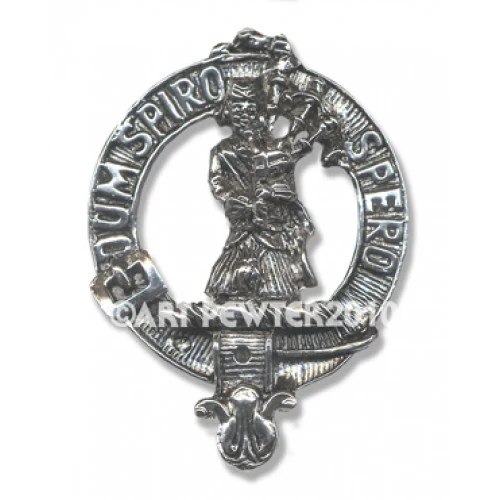 MacLennan Pewter Clan Crest Buckle For Kilt Belts - Image 2