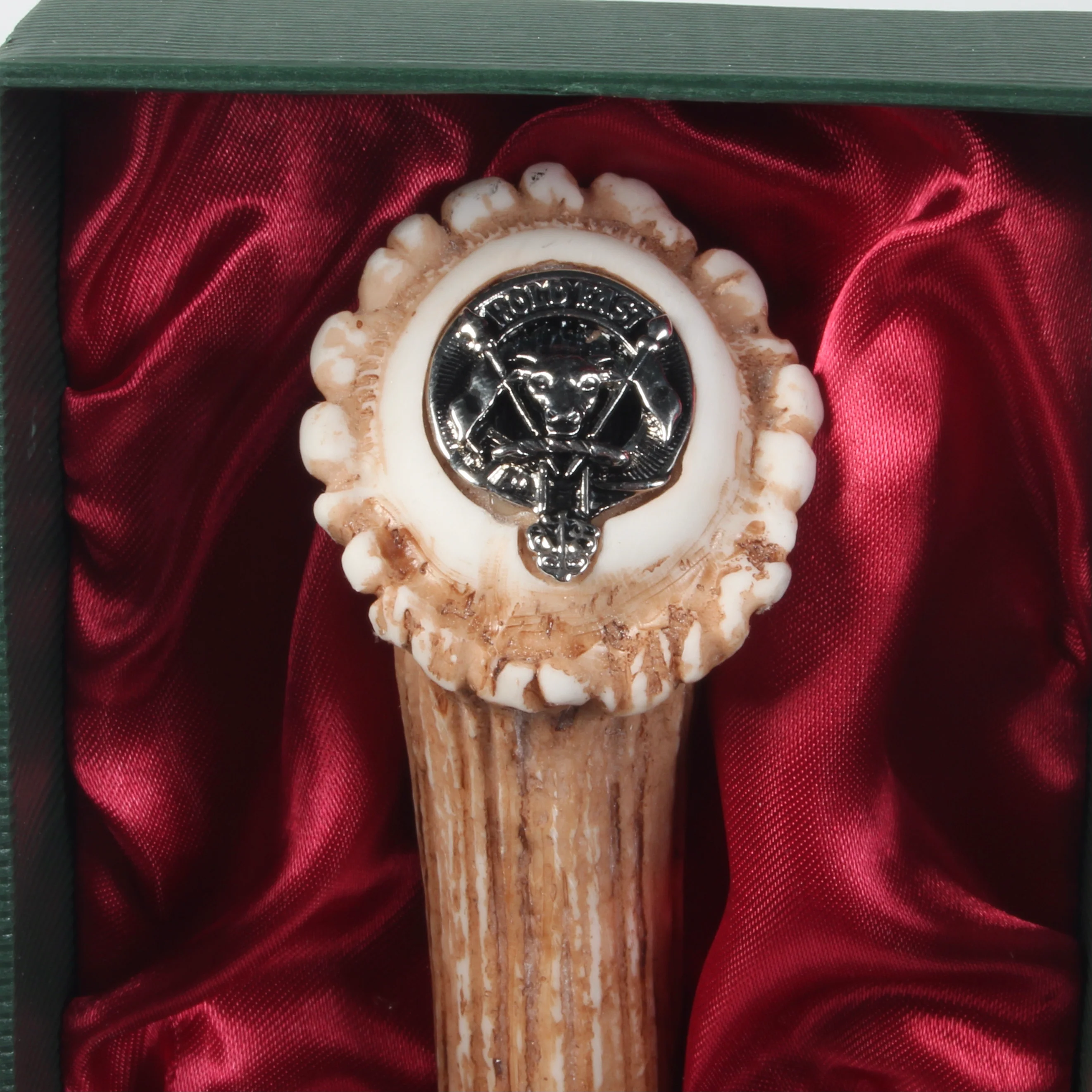 MacLeod Clan Crest Stag Horn Sgian Dubh - Image 3