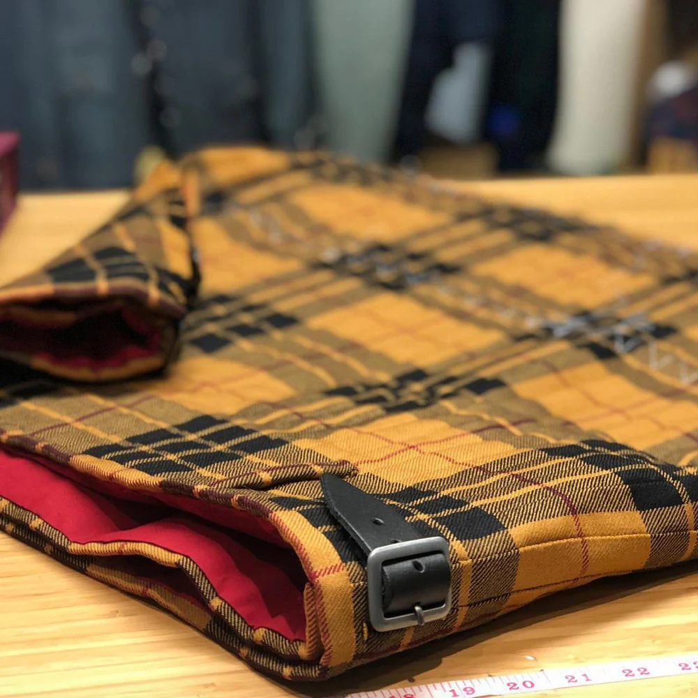 MacLeod Dress Muted Rare Hand Stitched Kilt - Image 3