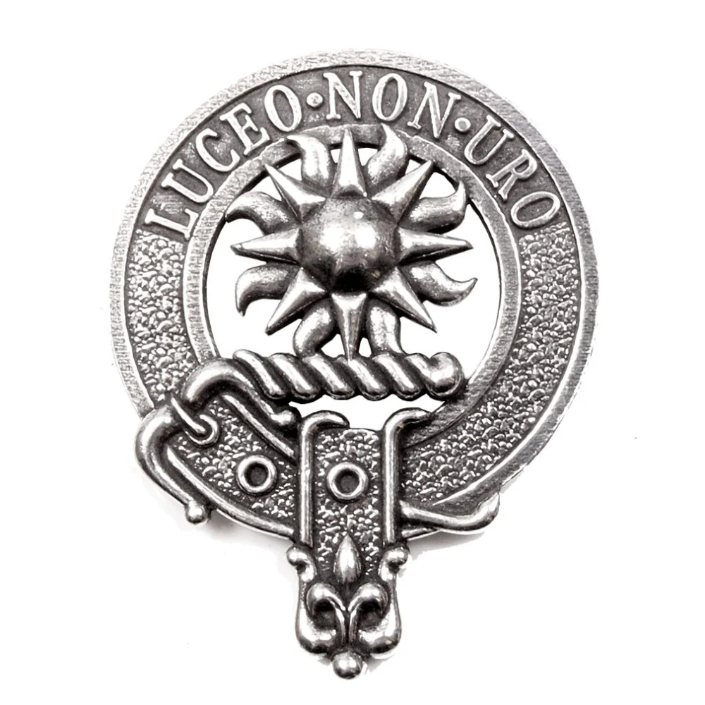 MacLeod of Raasay Clan Crest Badge in Pewter