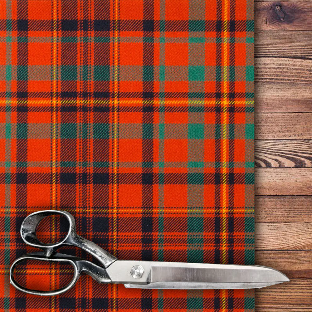 MacLeod Red Ancient Lightweight Tartan by the Meter