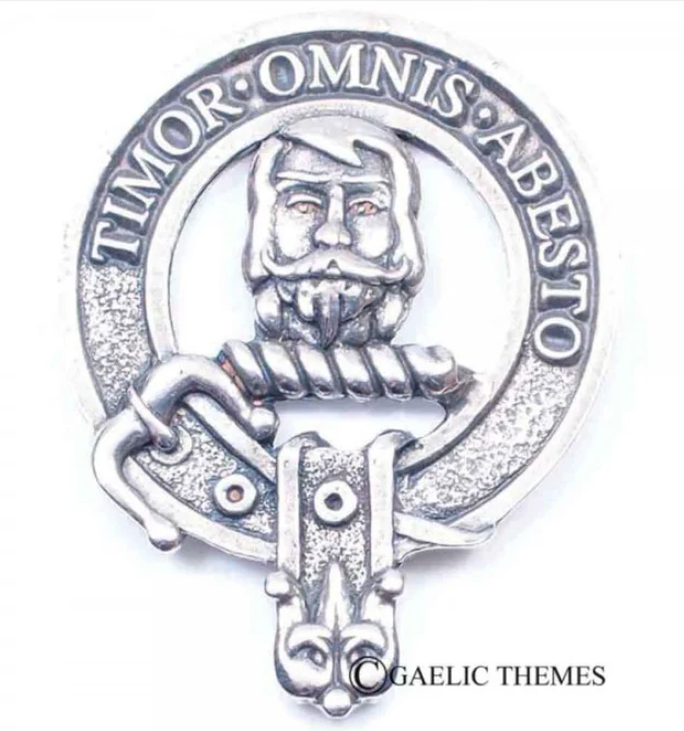 MacNab Clan Crest Badge in Pewter