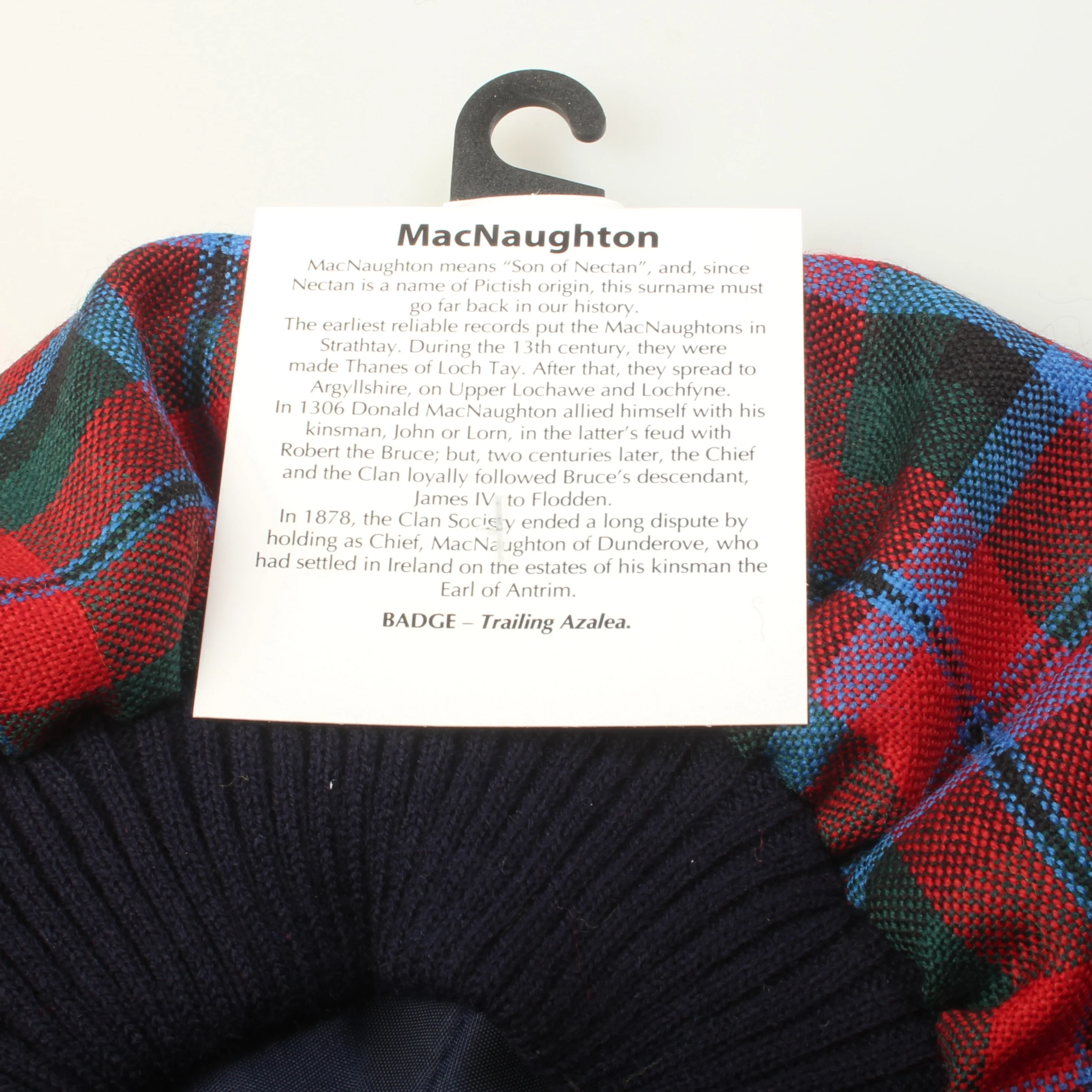 MacNaughton Modern Wool Tartan Tam - Image 3
